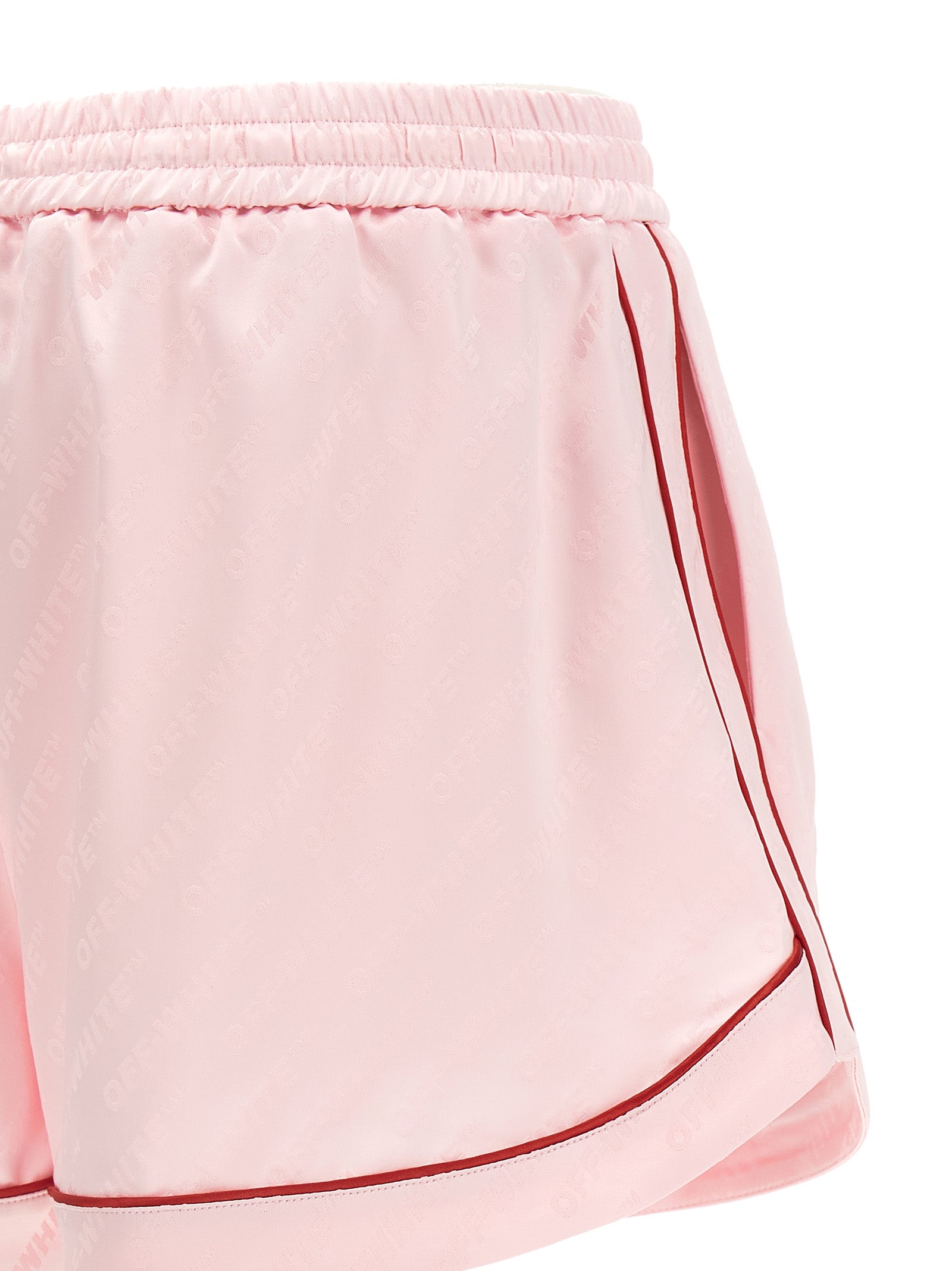 Off-White Mehrfarbige Viskose-Bermudashorts