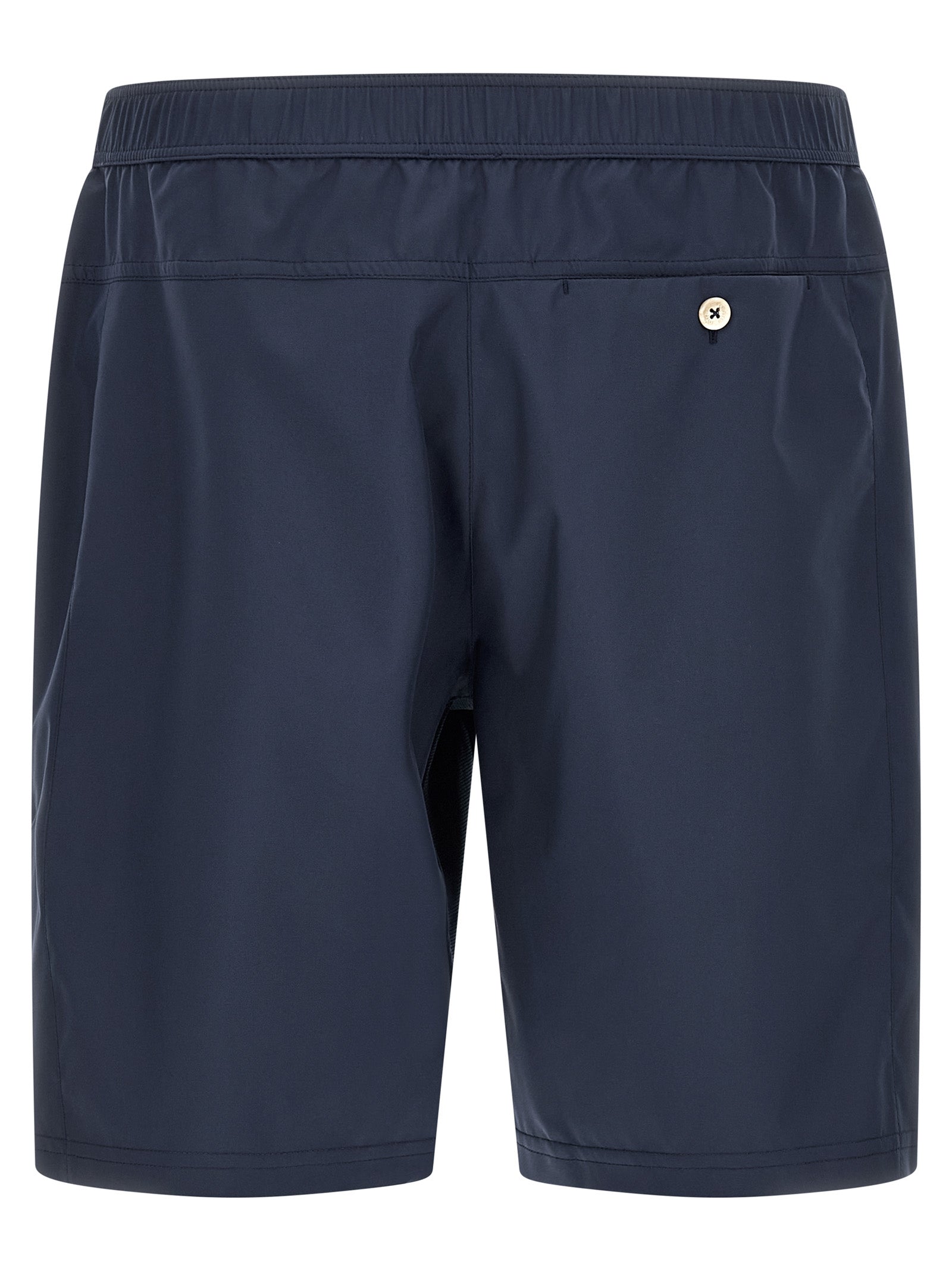 Brunello Cucinelli Blaue Bermuda-Shorts aus Polyester