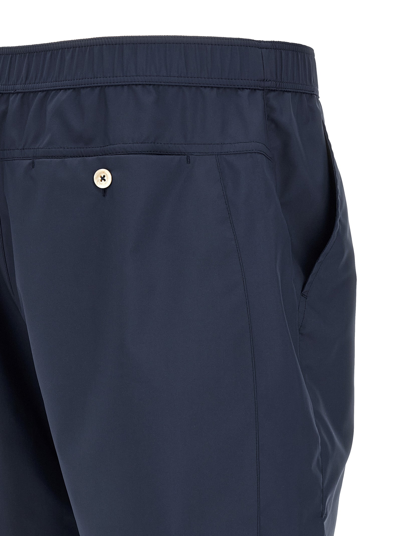 Brunello Cucinelli Blaue Bermuda-Shorts aus Polyester