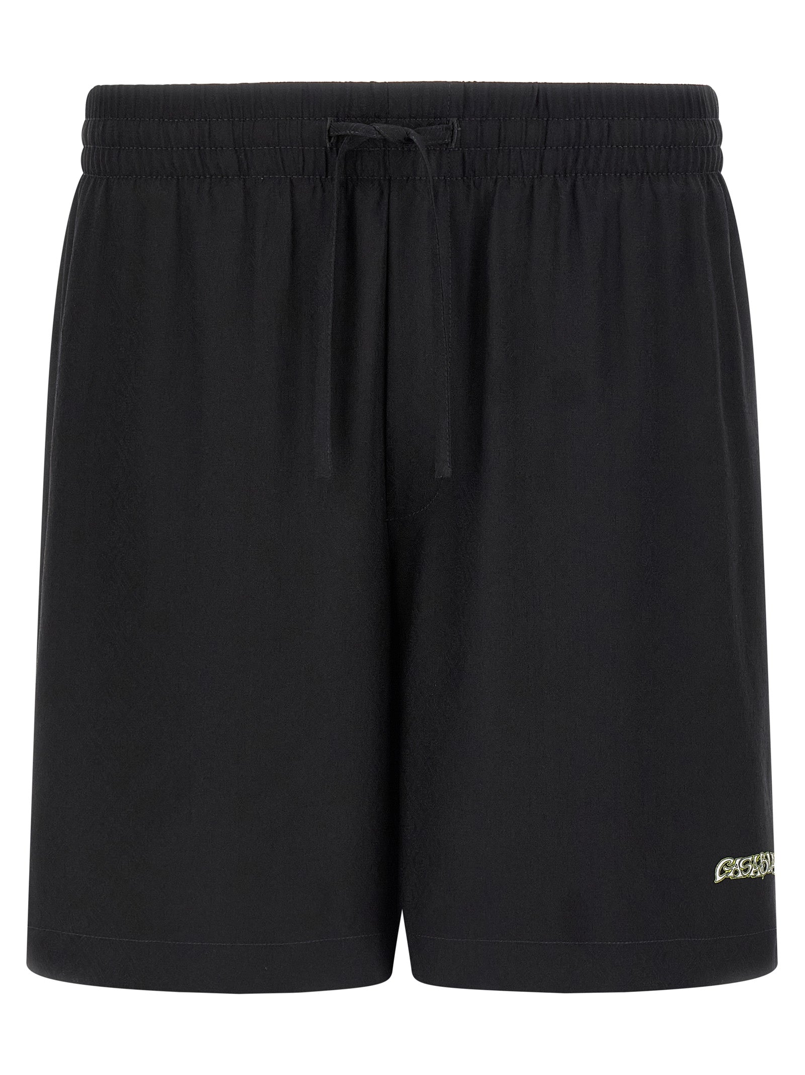 Casablanca Mehrfarbige Seiden-Bermudashorts