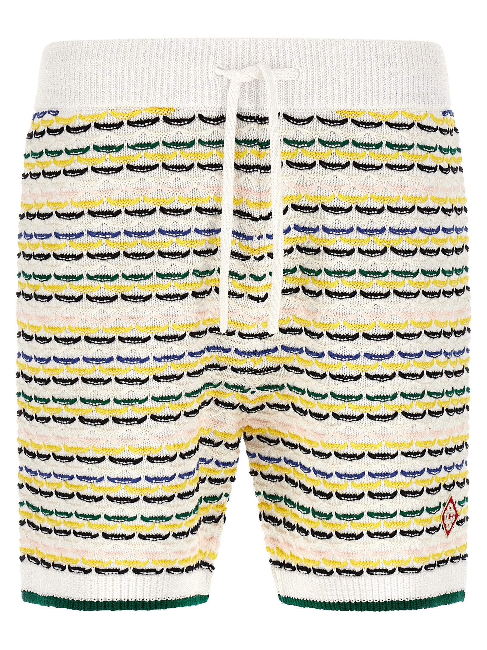Casablanca Mehrfarbige Baumwoll-Bermudashorts