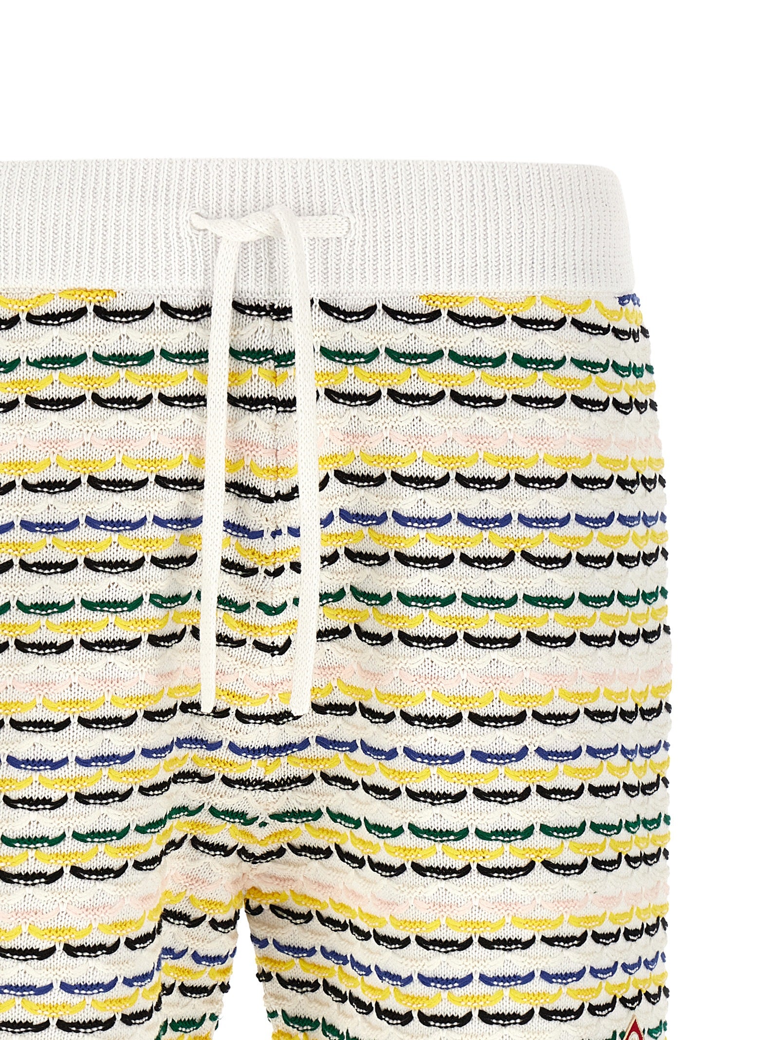Casablanca Mehrfarbige Baumwoll-Bermudashorts