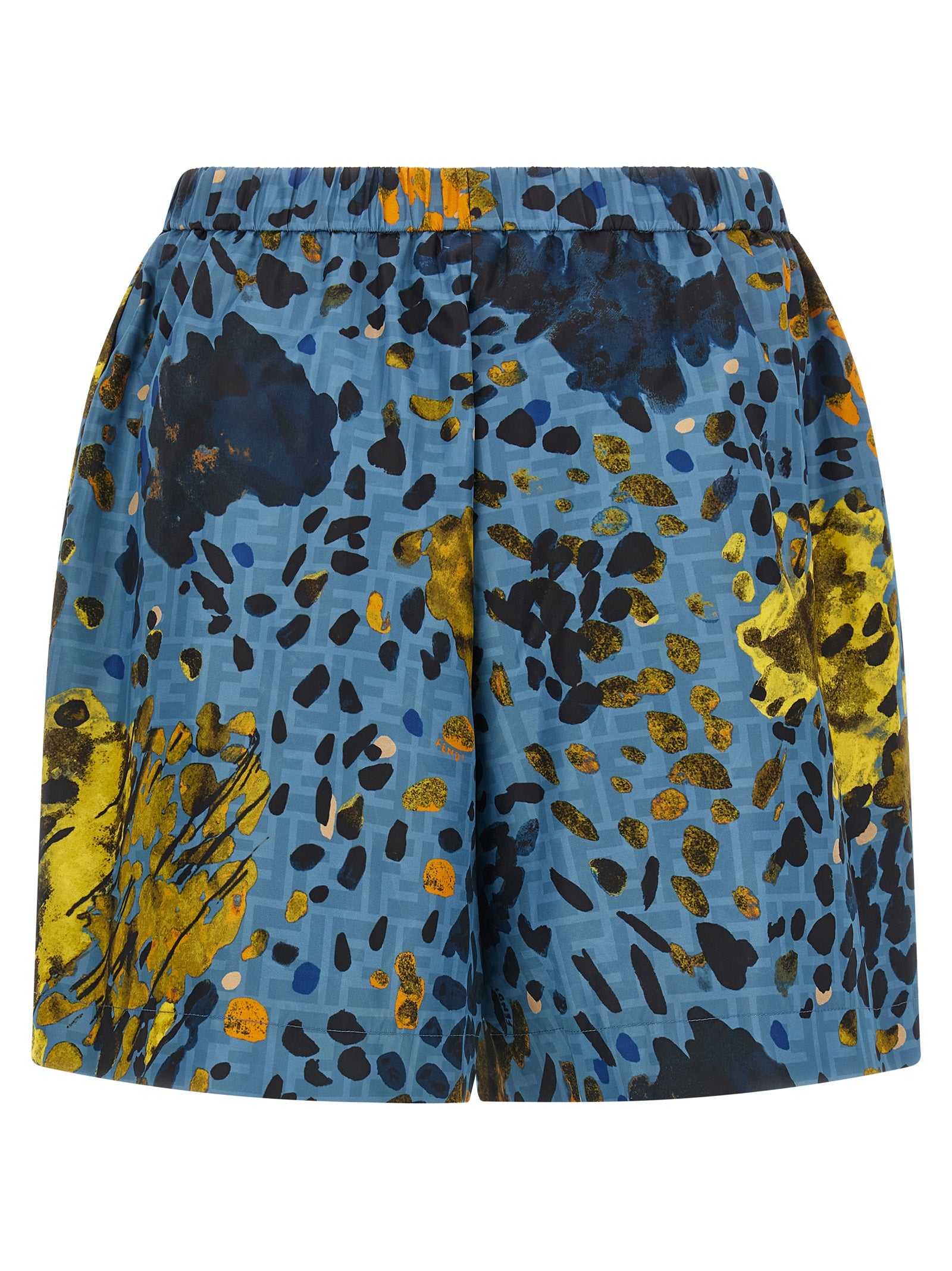 Fendi Blaue Bermuda-Shorts aus Polyester