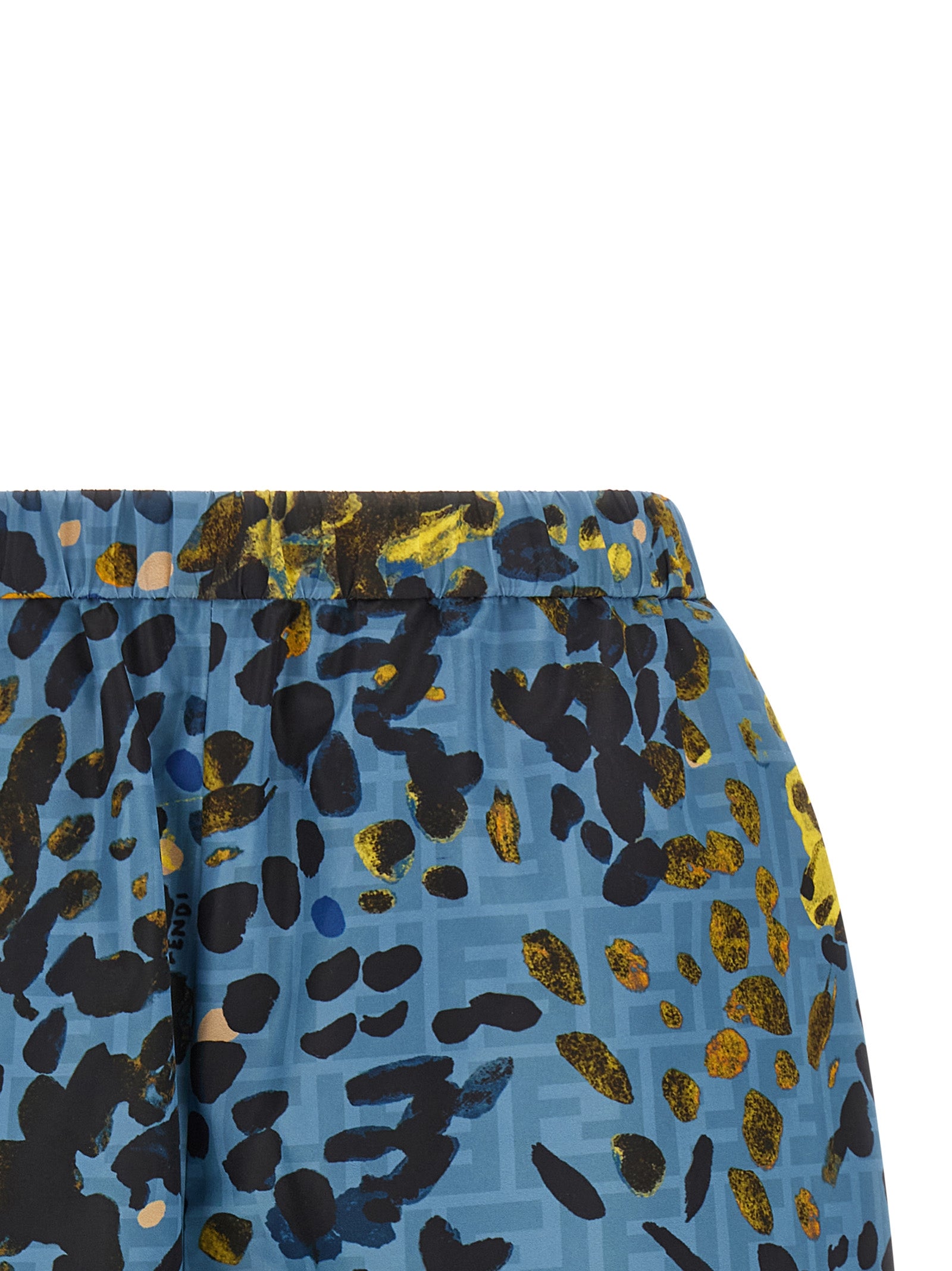 Fendi Blaue Bermuda-Shorts aus Polyester