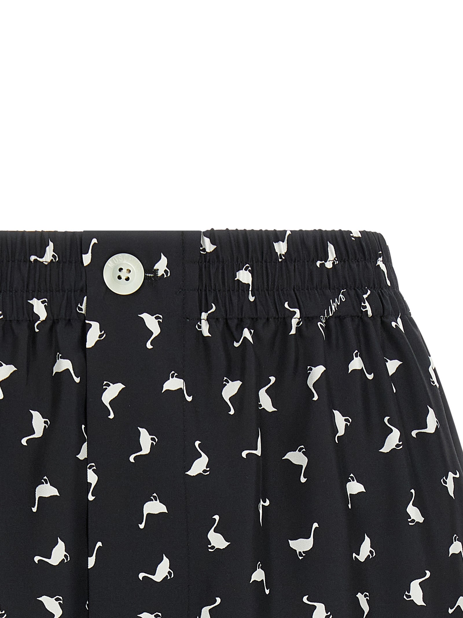 Moschino Zweifarbige Seiden-Bermudashorts