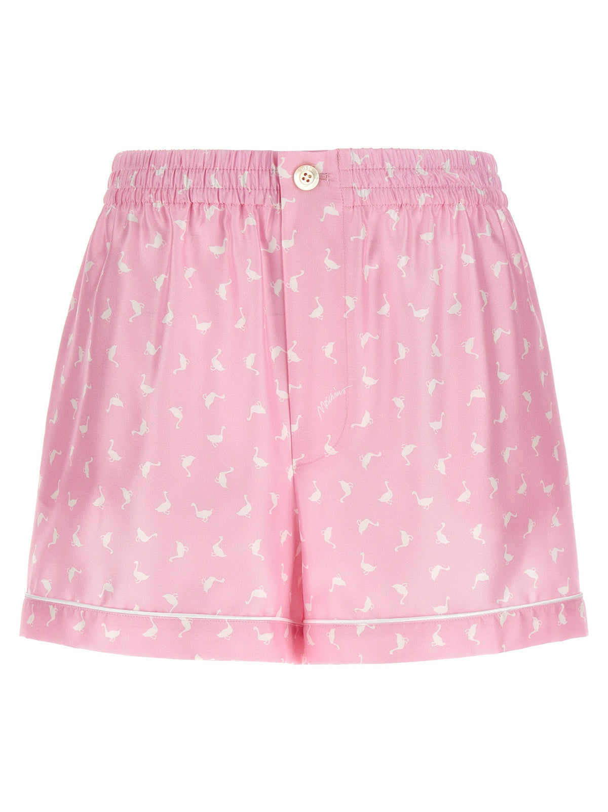 Moschino Mehrfarbige Cargo-Shorts aus Seide