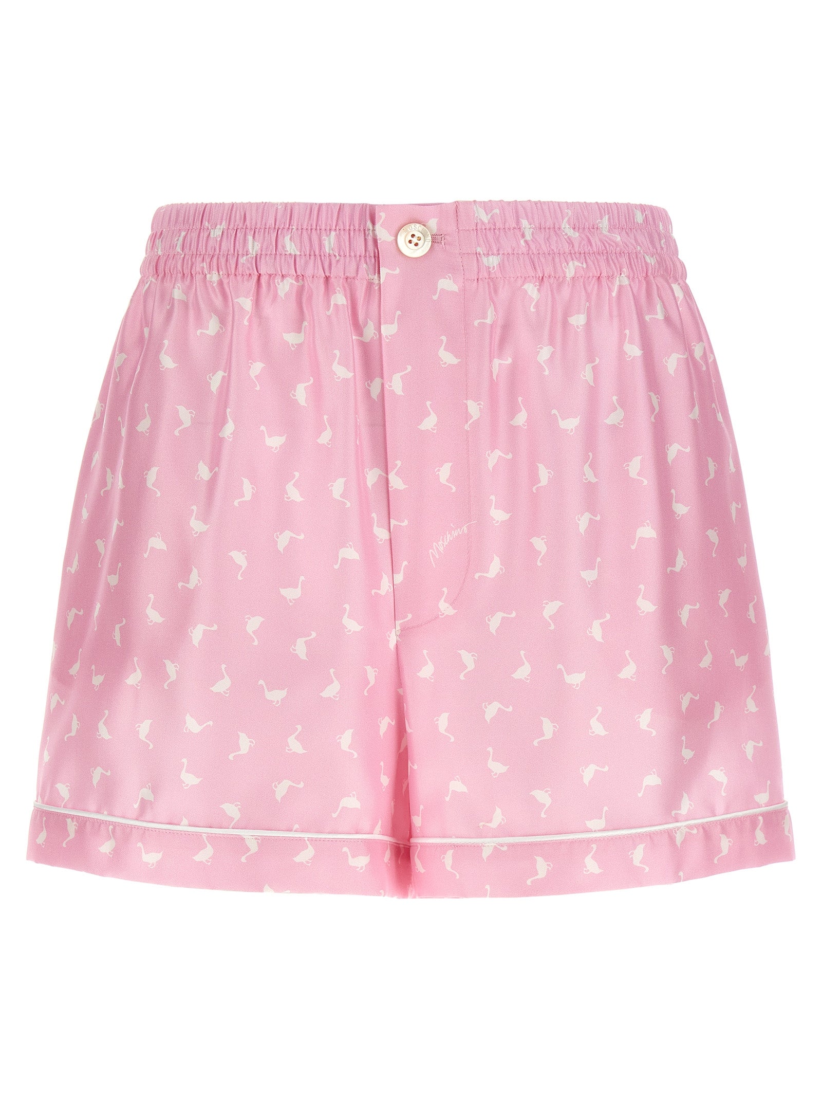 Moschino Mehrfarbige Cargo-Shorts aus Seide