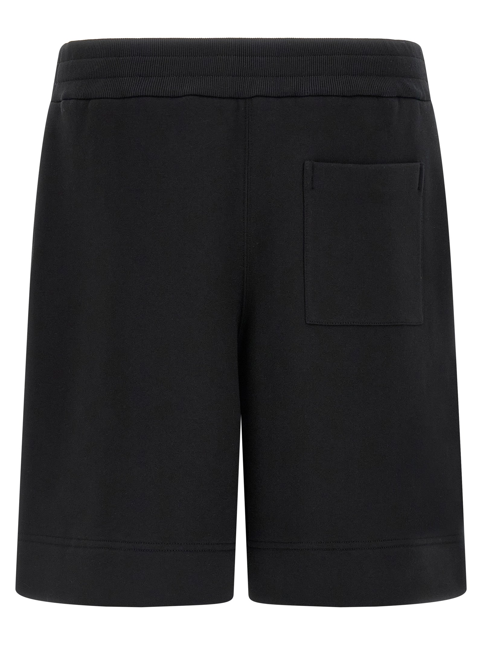 Jil Sander Schwarze Baumwoll-Bermudashorts