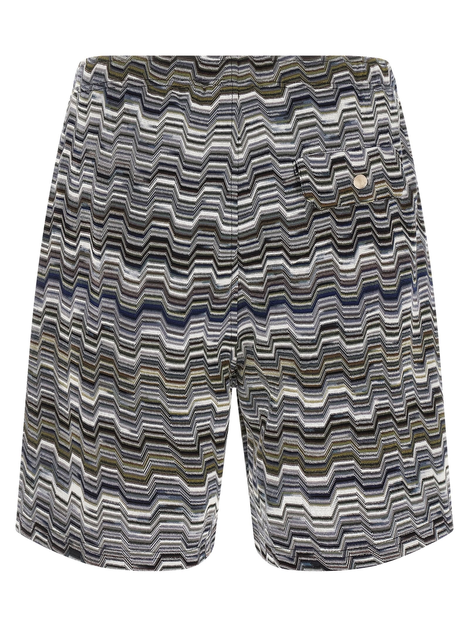 Missoni Zweifarbige Baumwoll-Bermudashorts