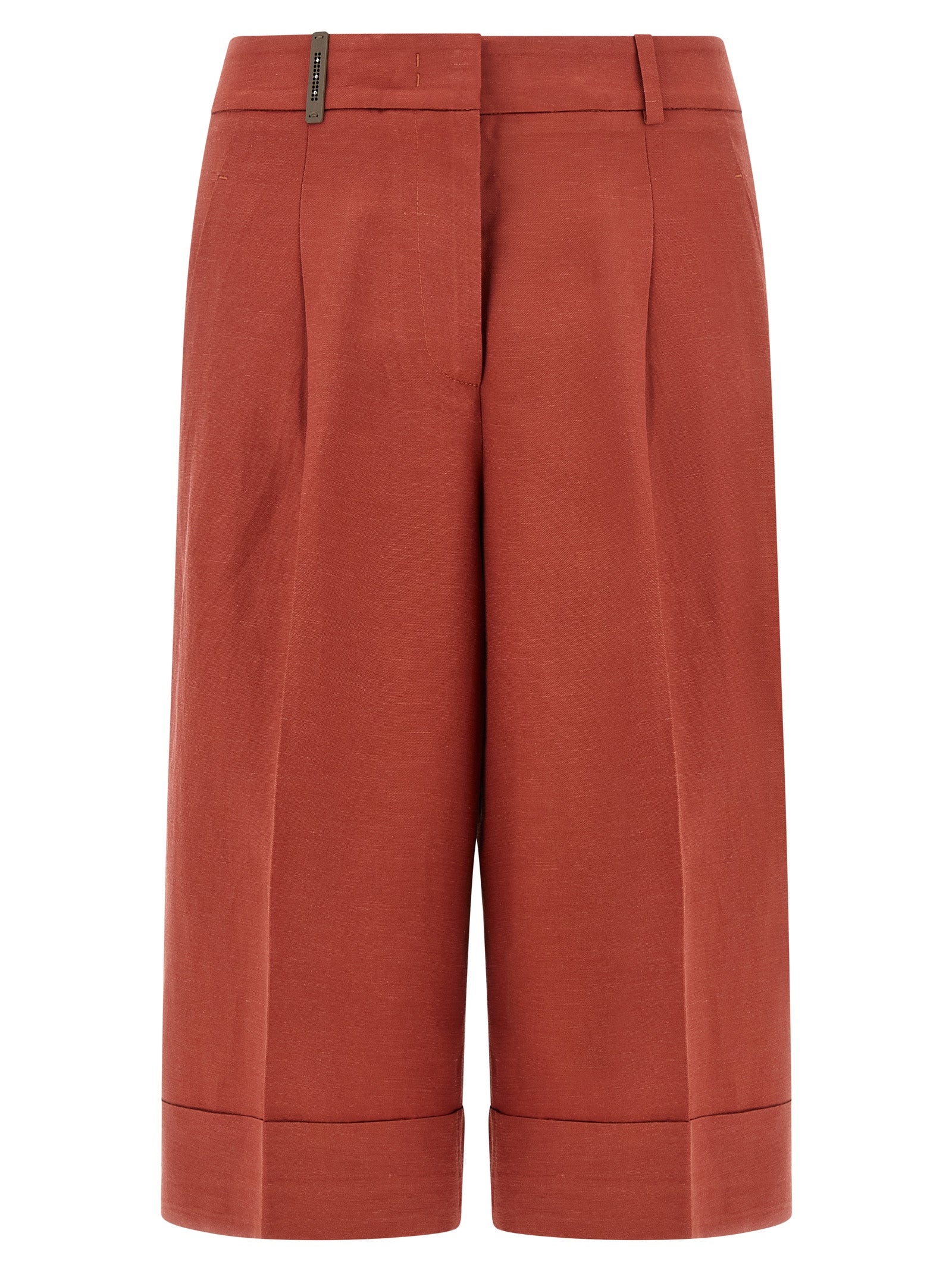 Peserico Mehrfarbige Viskose-Bermudashorts
