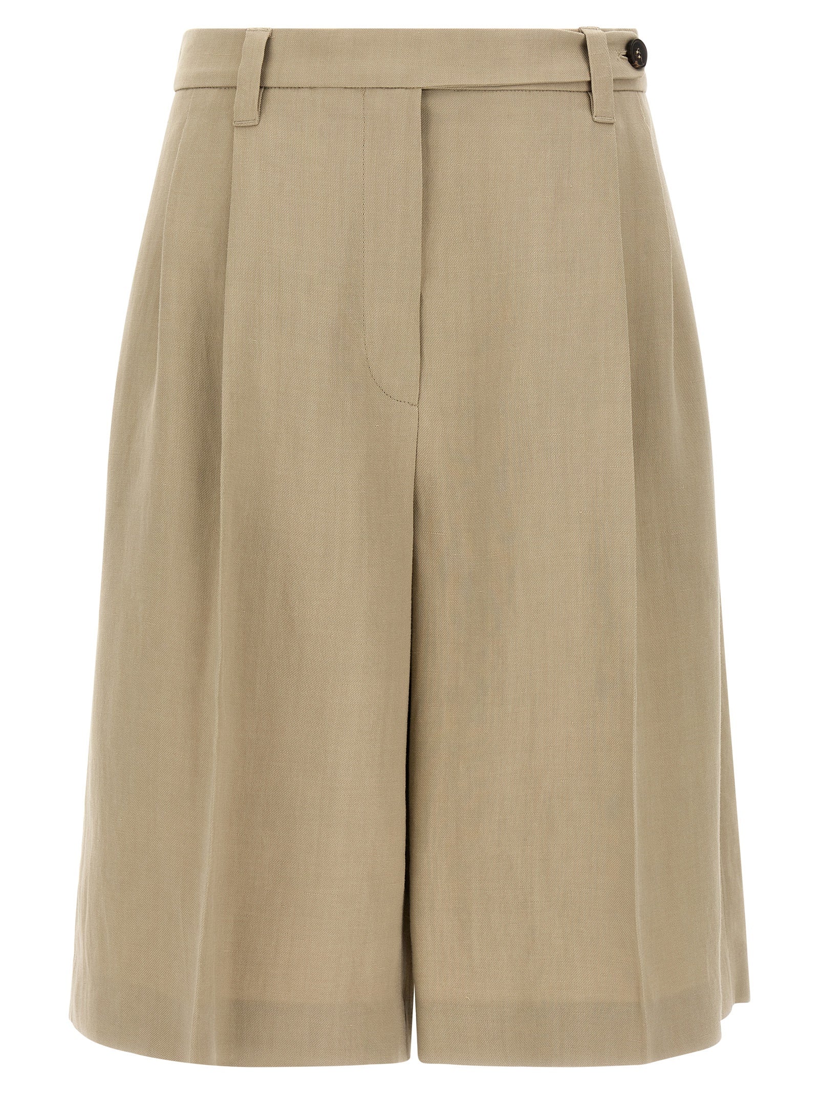 Brunello Cucinelli Beige Viskose-Shorts