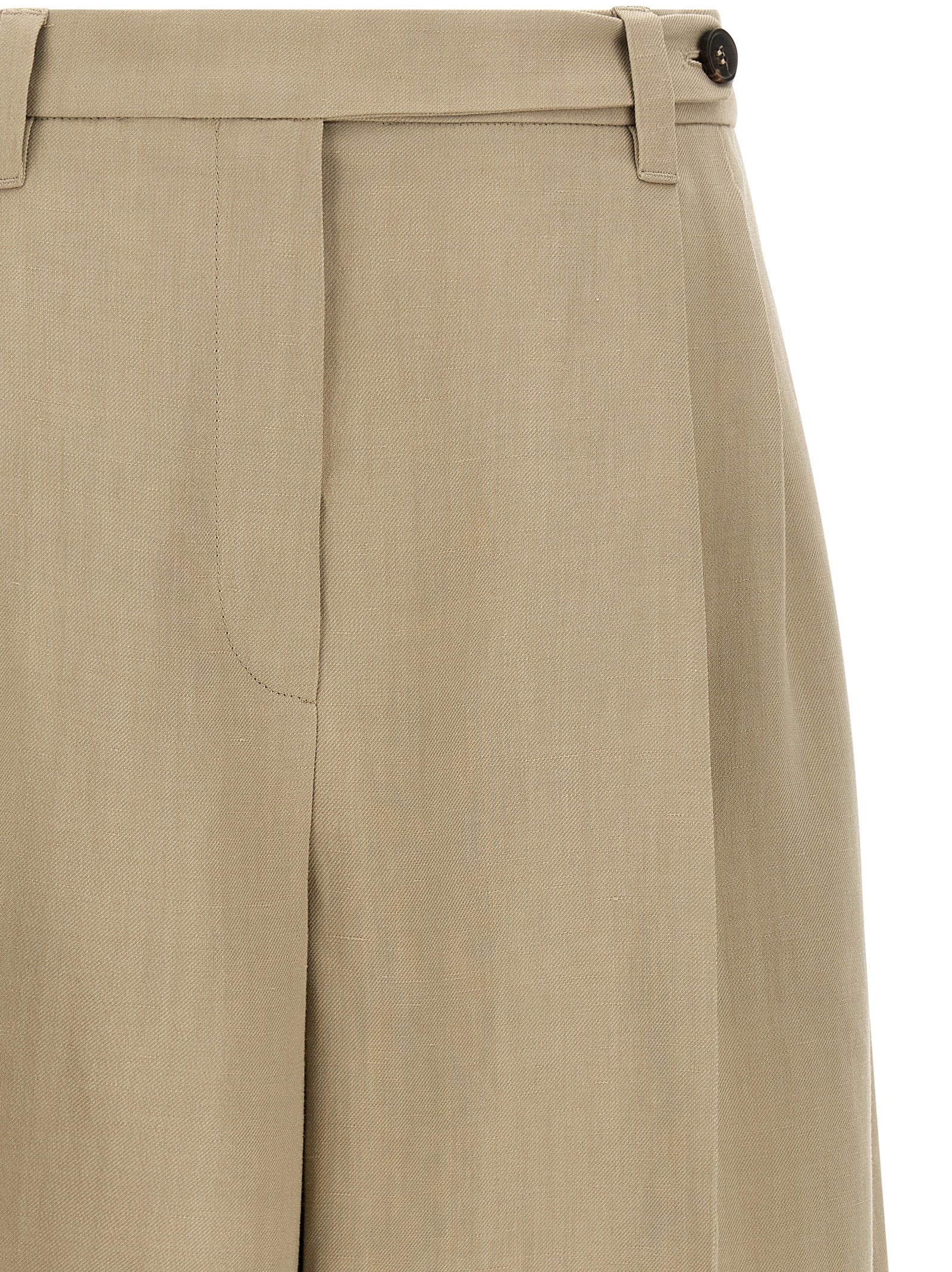 Brunello Cucinelli Beige Viskose-Shorts
