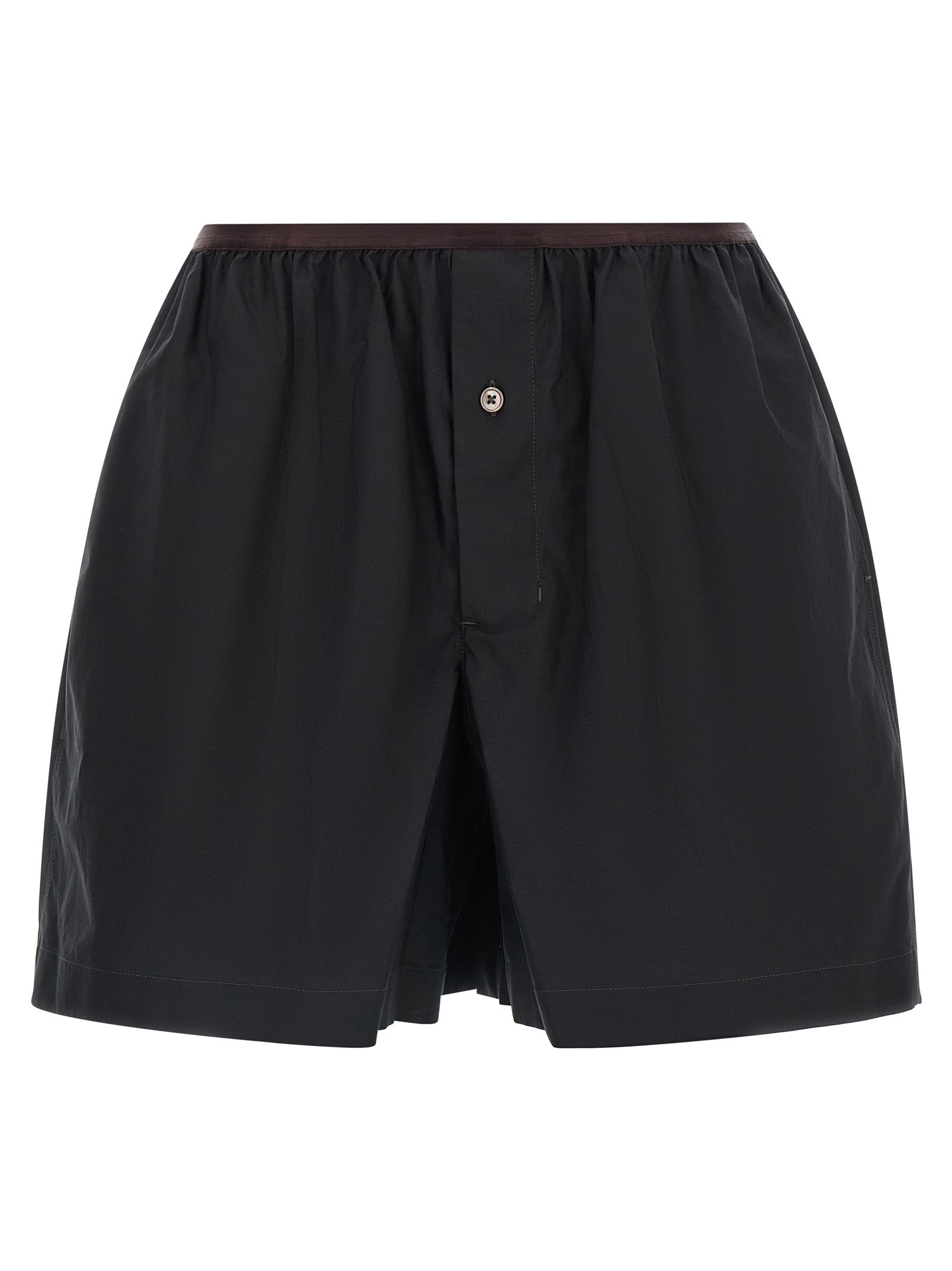 Lemaire Graue Cargoshorts aus Baumwolle
