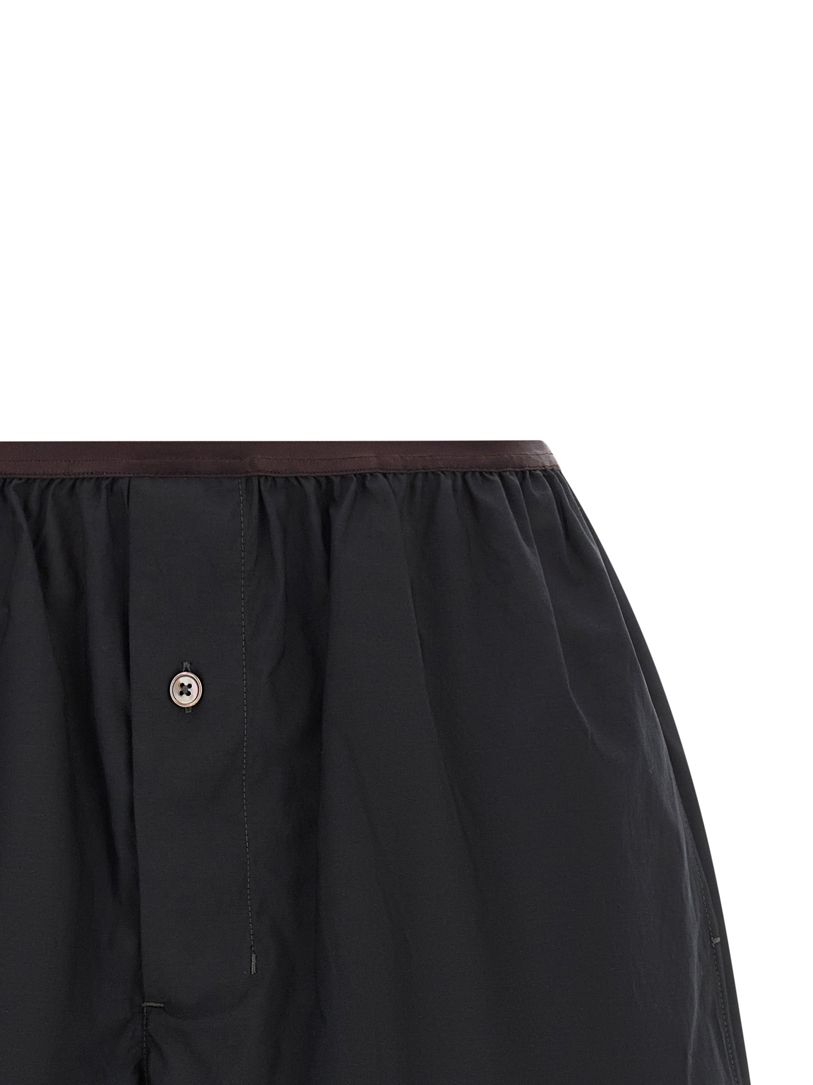 Lemaire Graue Cargoshorts aus Baumwolle
