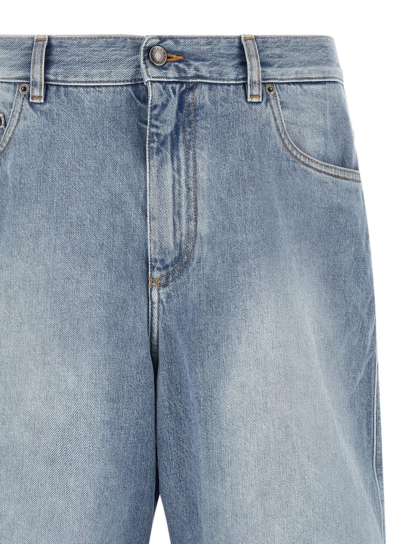 Dolce & Gabbana Blaue Baumwoll-Bermudashorts