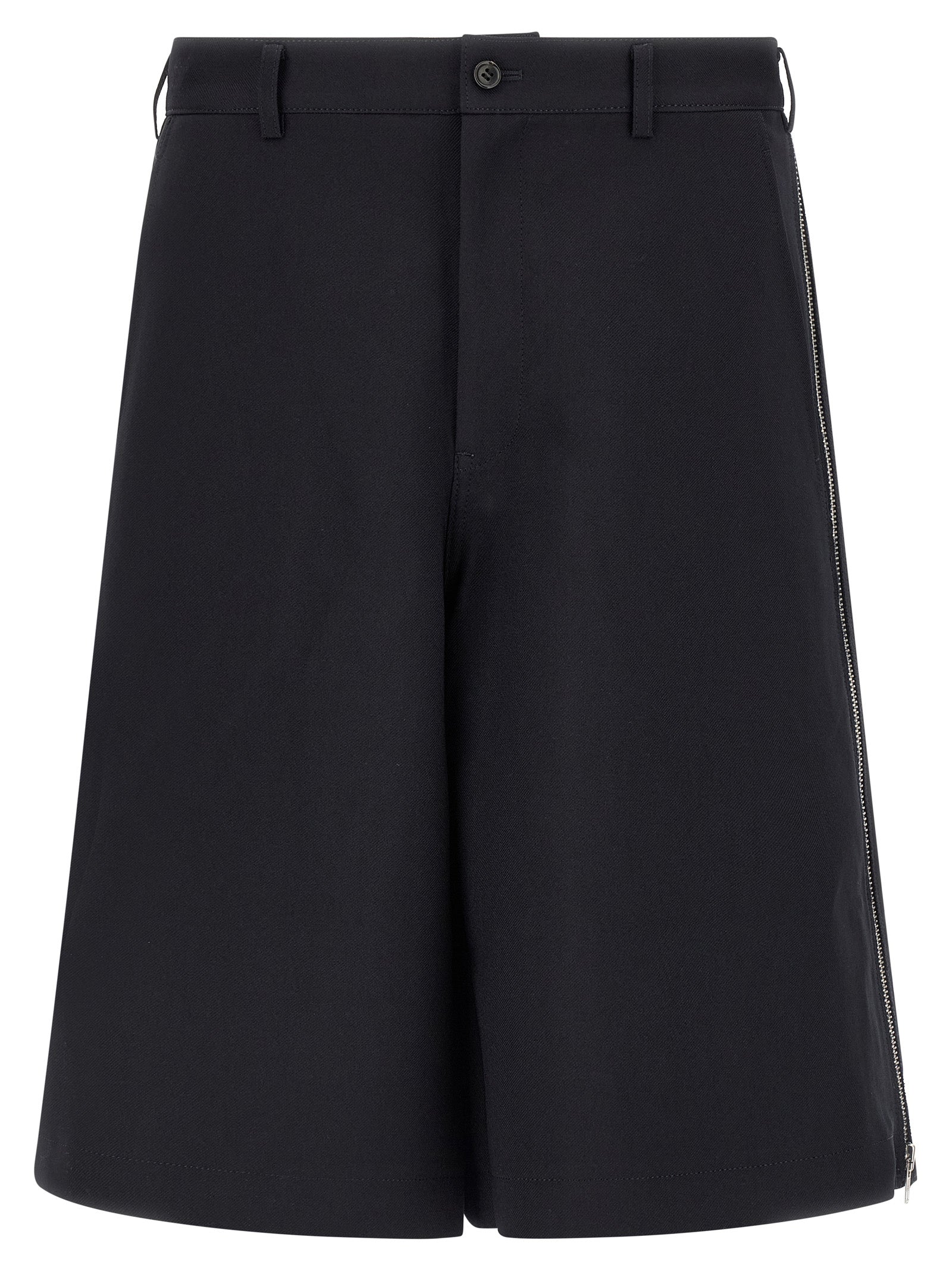 Comme Des Garçons Blaue Bermuda-Shorts aus Polyester