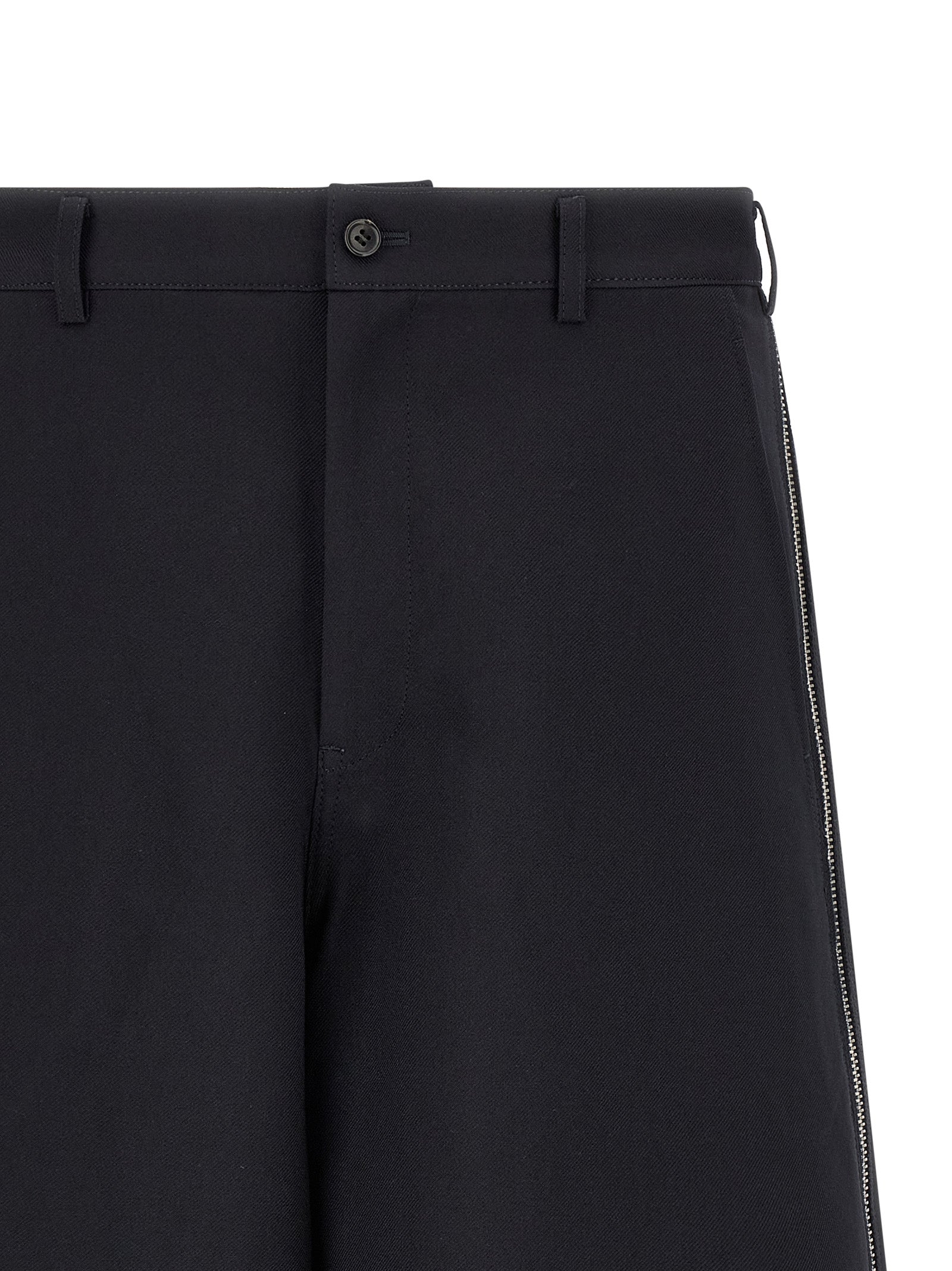 Comme Des Garçons Blaue Bermuda-Shorts aus Polyester