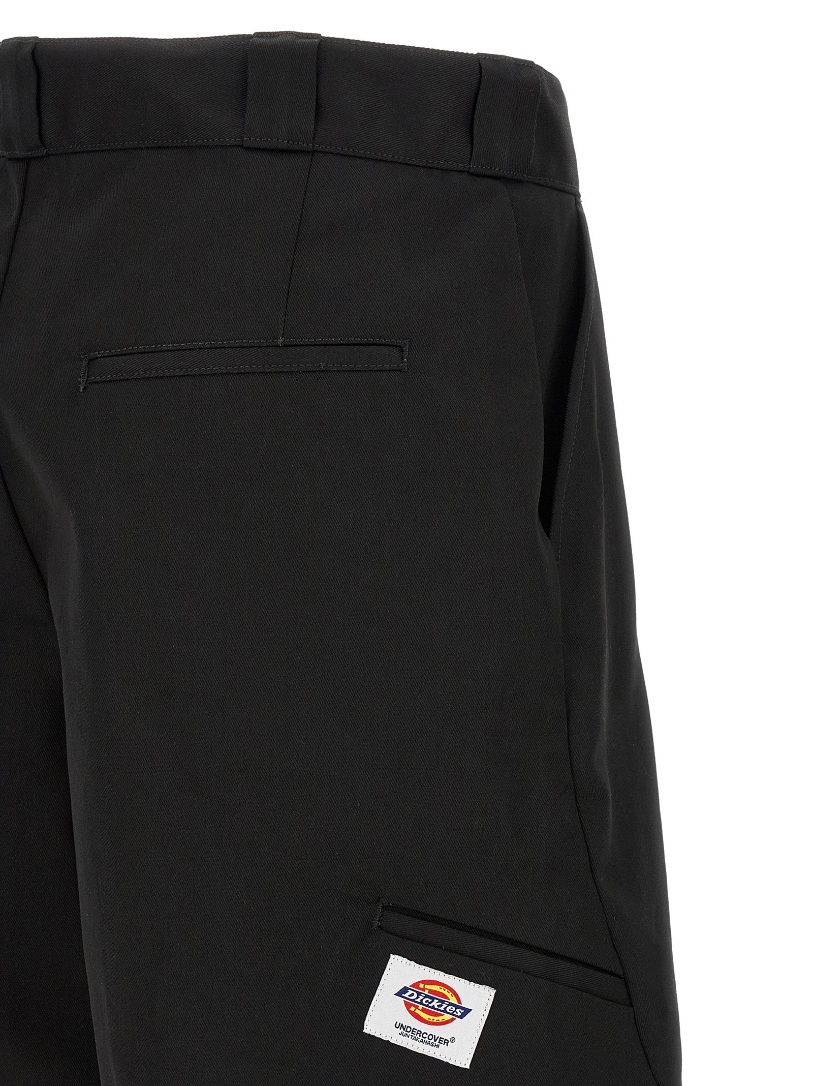 Undercover Schwarze Bermuda-Shorts aus Polyester