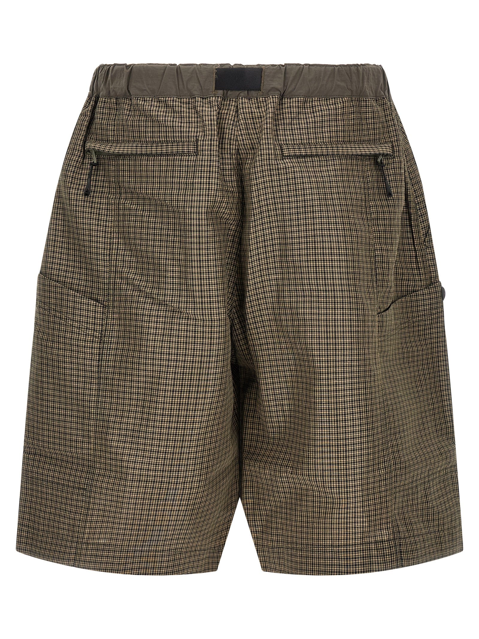 Comme Des Garçons Zweifarbige Leinen-Bermudashorts