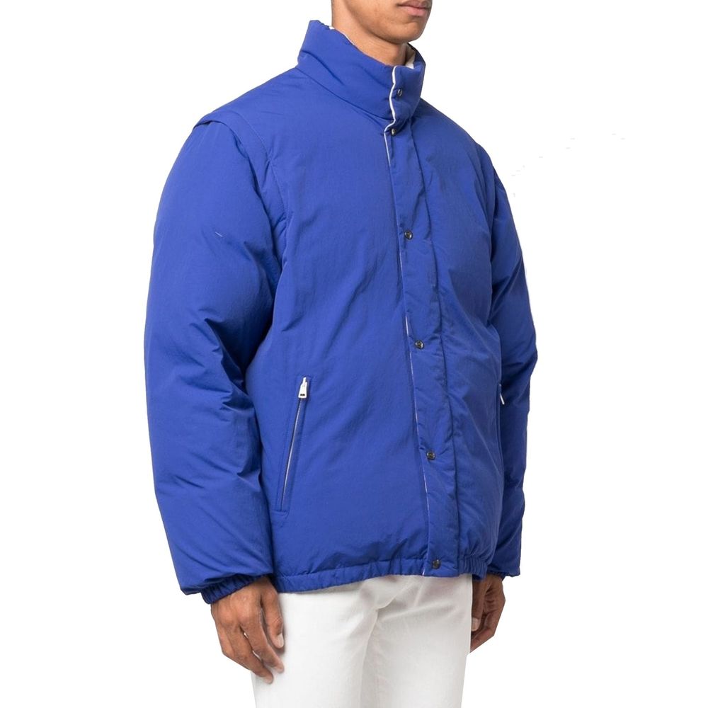 Gucci Blauer Mantel aus Polyamid