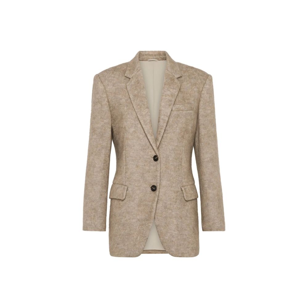 Brunello Cucinelli Beiger Kaschmir-Blazer