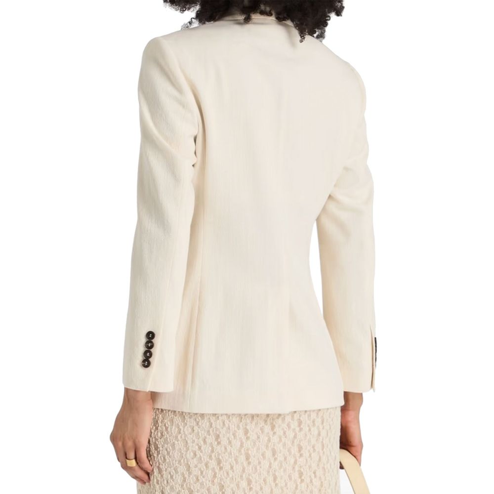 Brunello Cucinelli Weißer Baumwollblazer