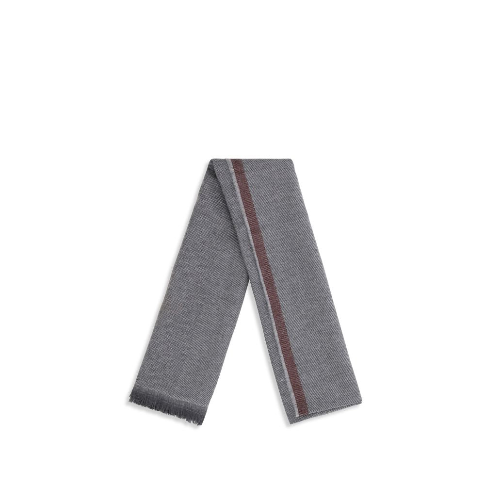 Brunello Cucinelli Grauer Kaschmirschal
