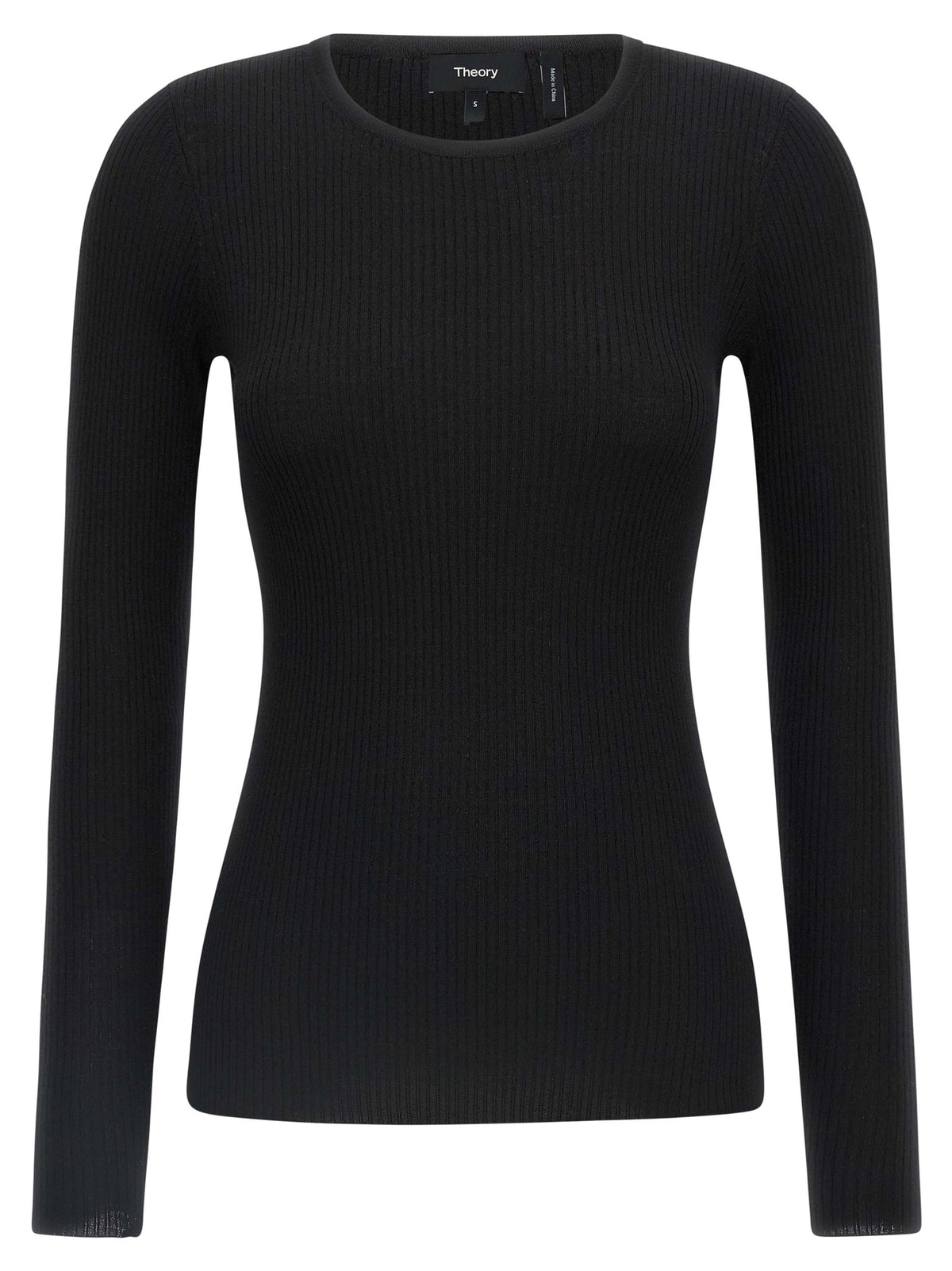 Theory Schwarzer Cardigan aus Merinowolle