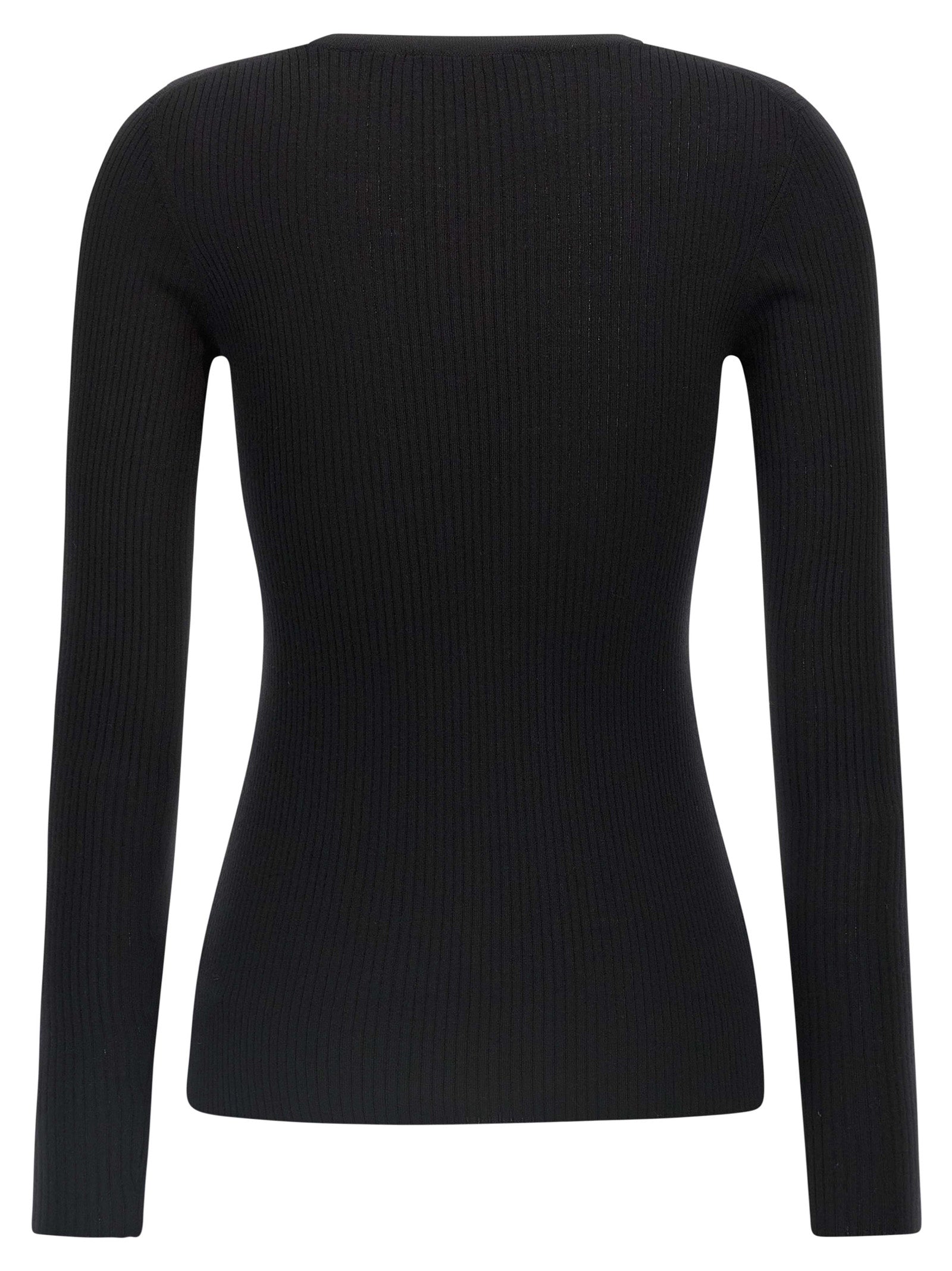 Theory Schwarzer Cardigan aus Merinowolle