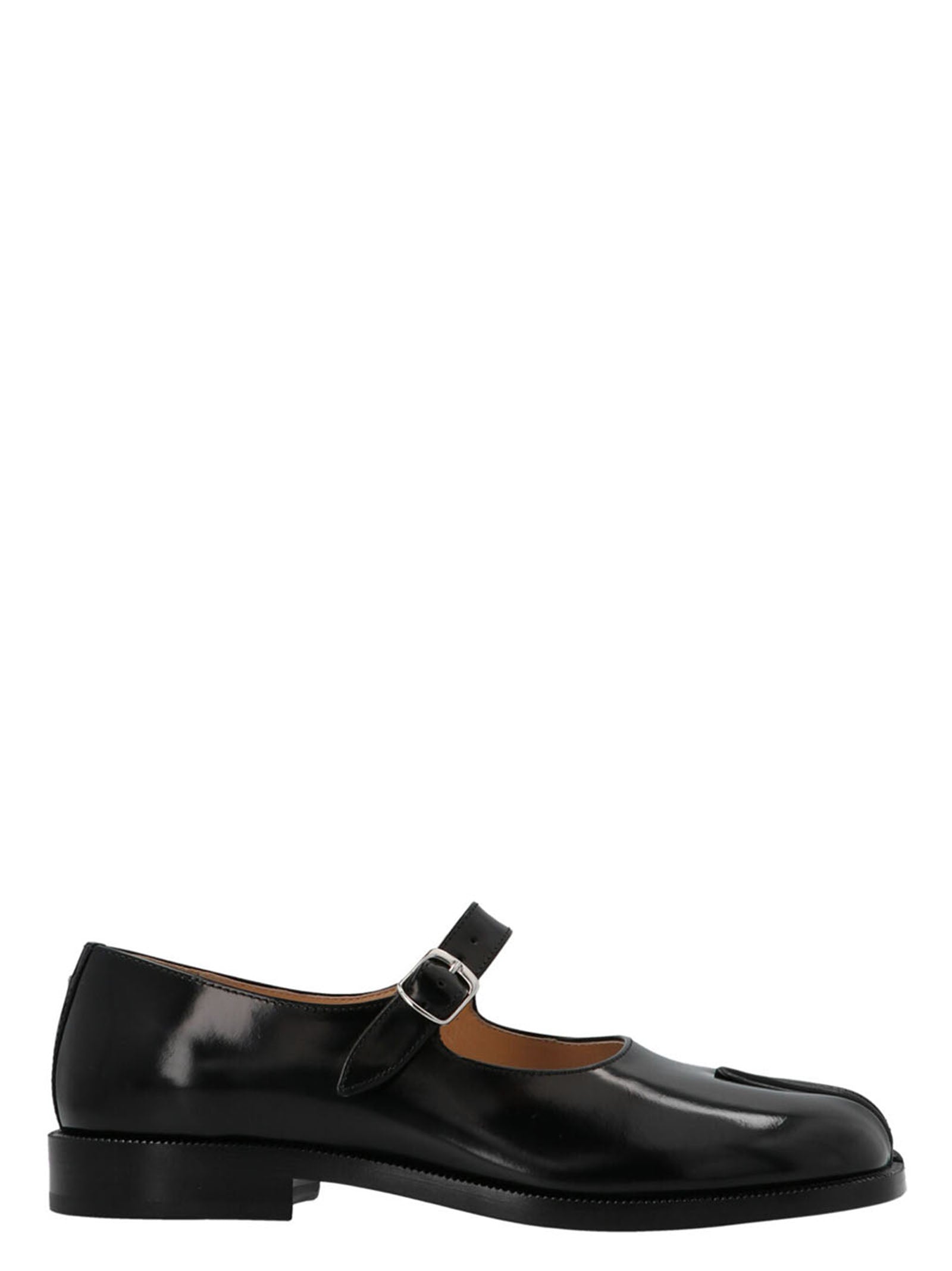 Maison Margiela Schwarze Ballerinas aus Leder