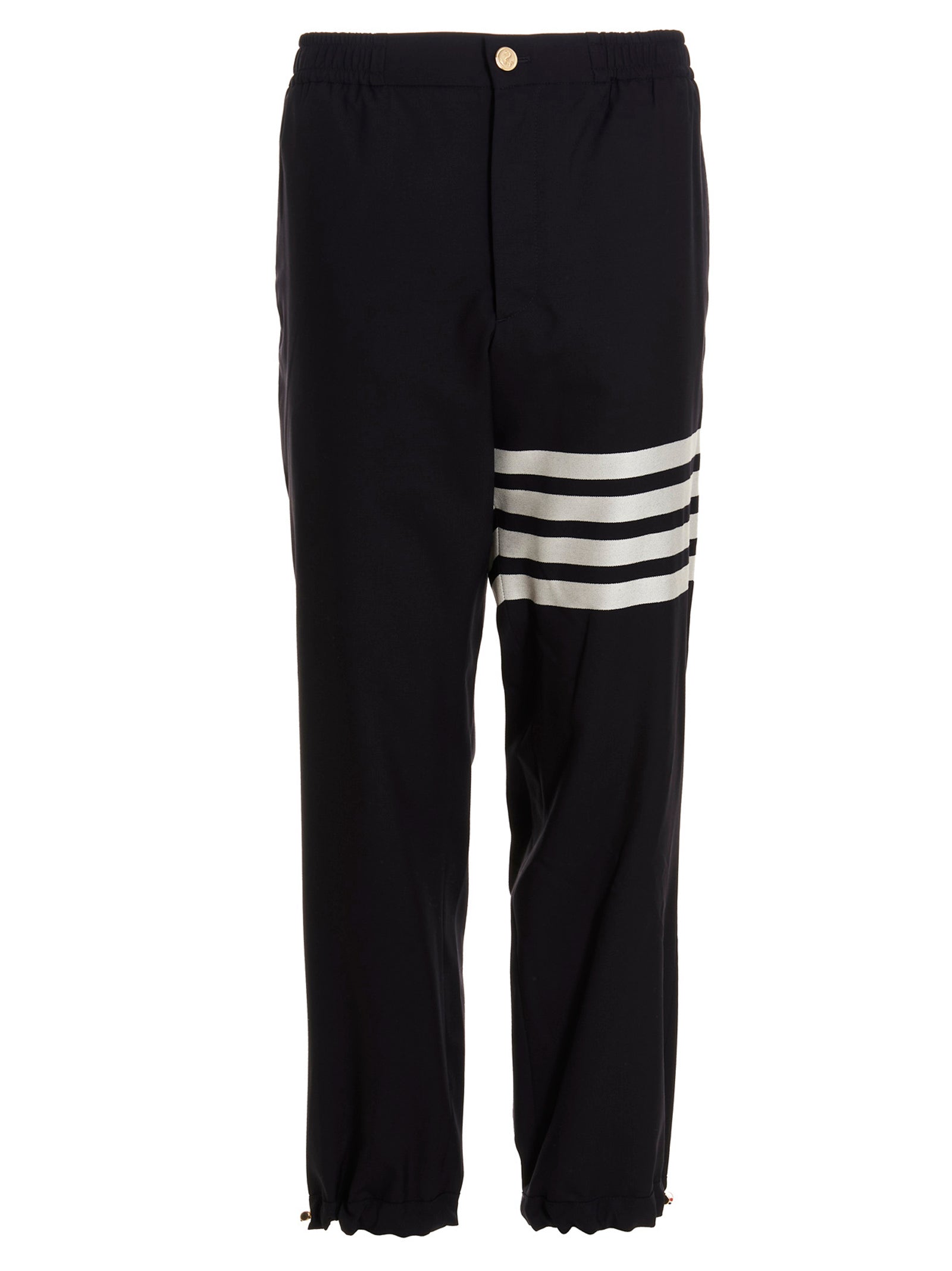 Thom Browne Blaue Woll-Sporthose