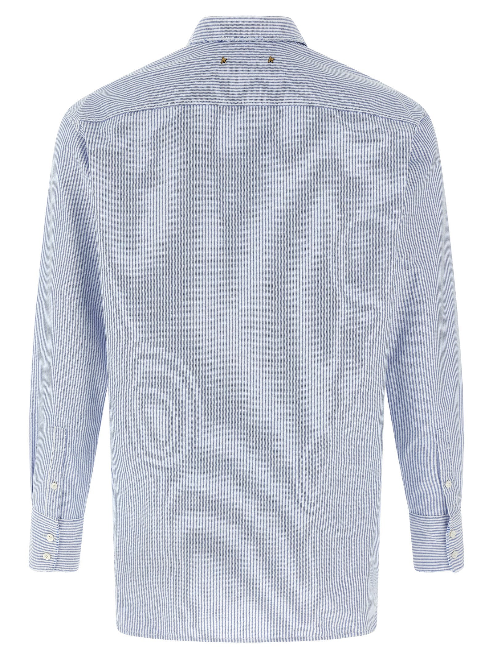 Golden Goose Blaue Baumwollbluse