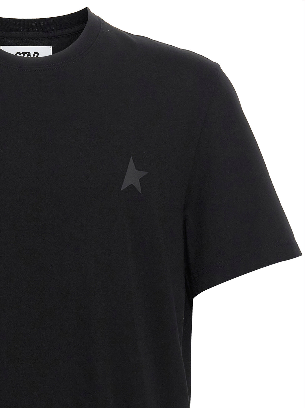 Golden Goose Schwarzes Baumwoll-T-Shirt