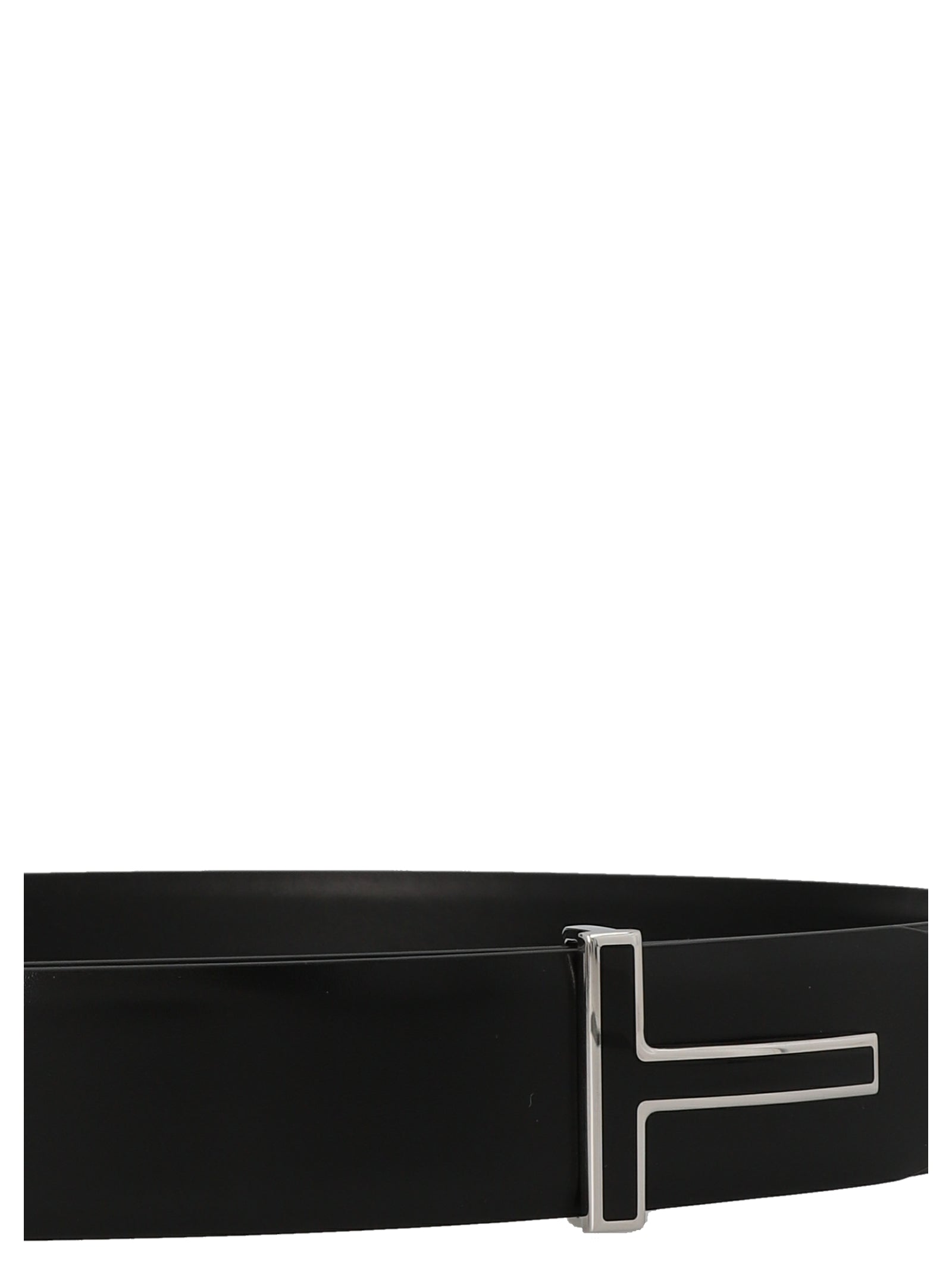 Tom Ford Schwarzer Kalbsleder Gürtel Regular