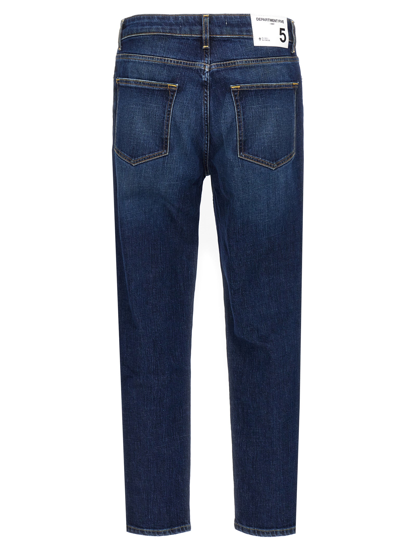 Department 5 Blaue Jeans aus Baumwolle im geraden Schnitt