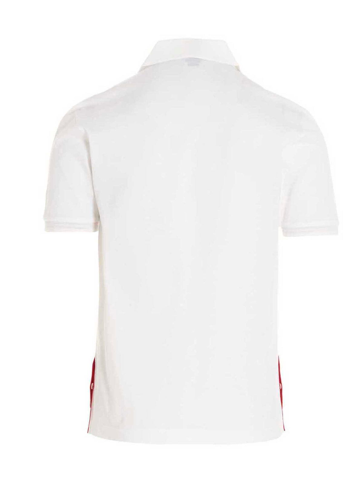Thom Browne Weißes Poloshirt aus Baumwolle