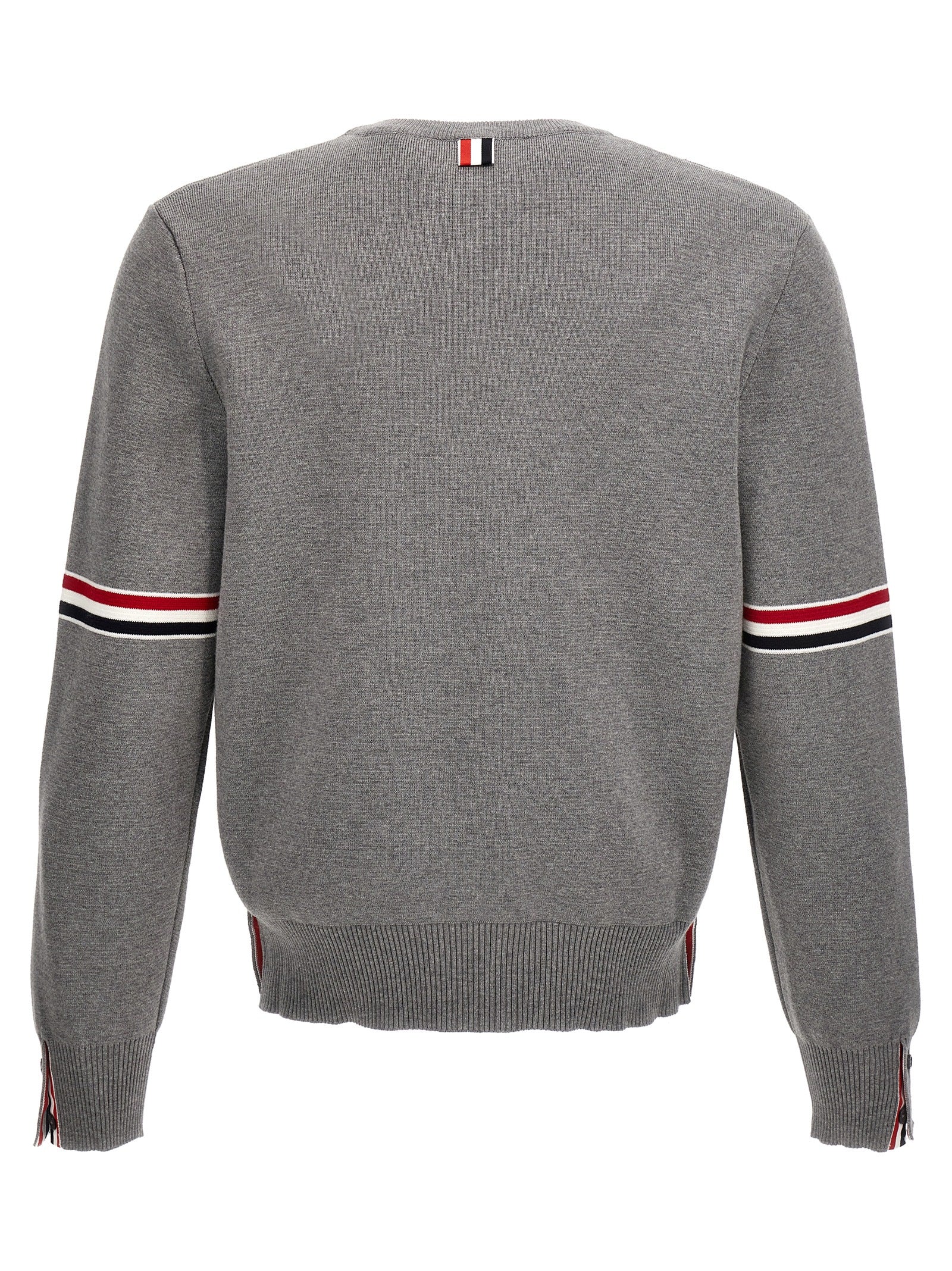 Thom Browne Grauer Baumwollcardigan