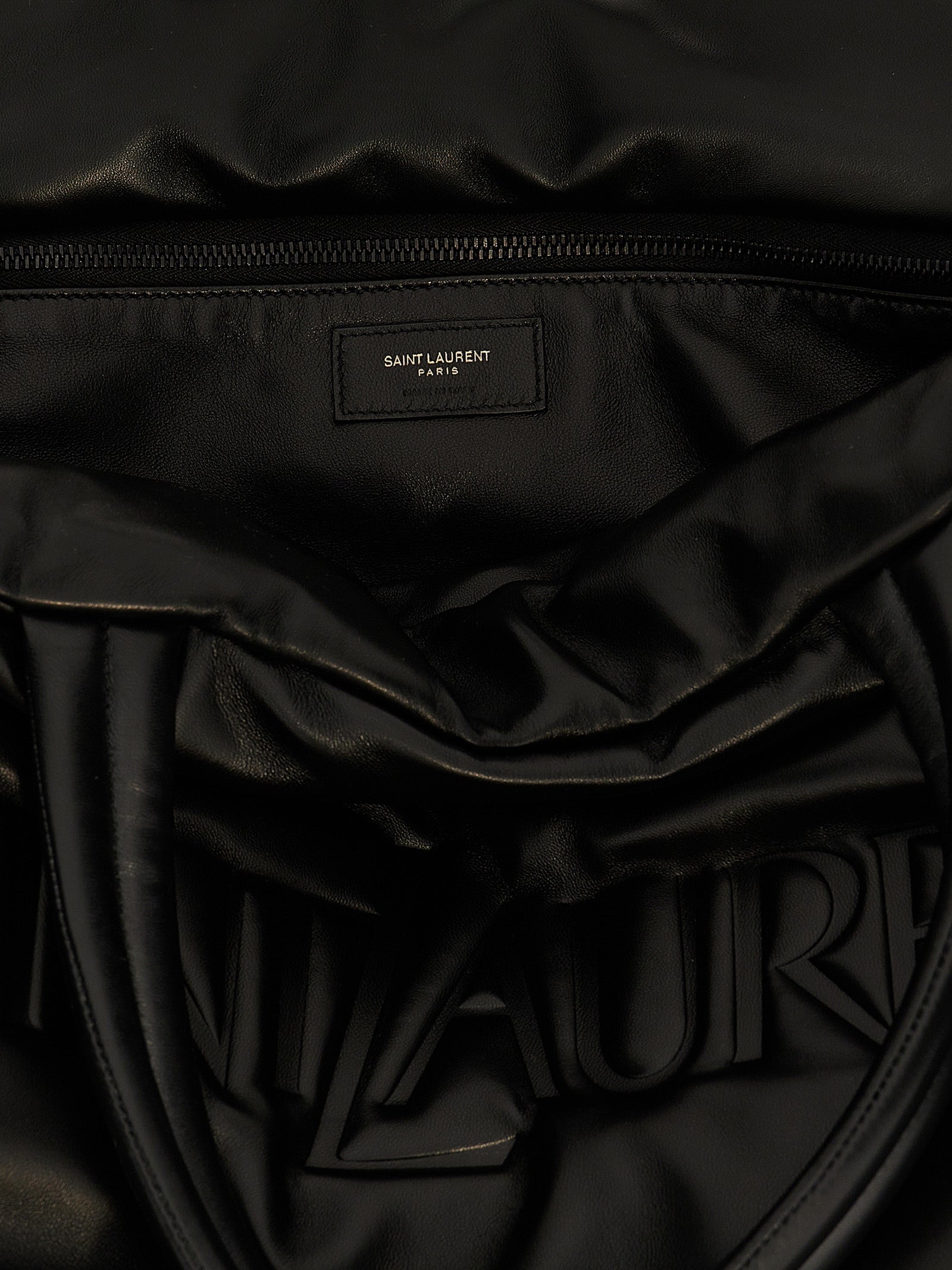 Saint Laurent Schwarze Lammleder-Tote Bag