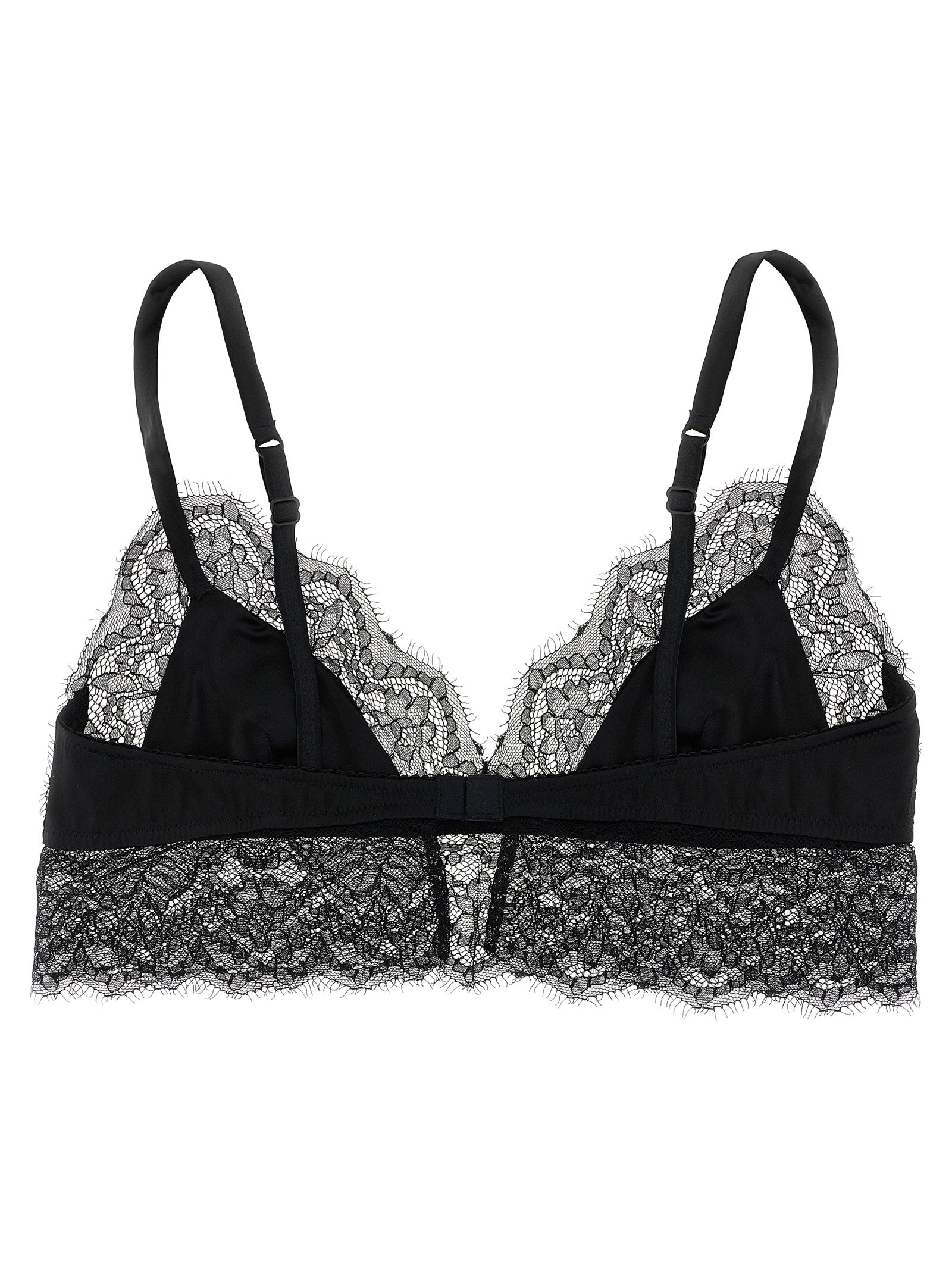 Dolce & Gabbana Schwarzer Seiden-BH