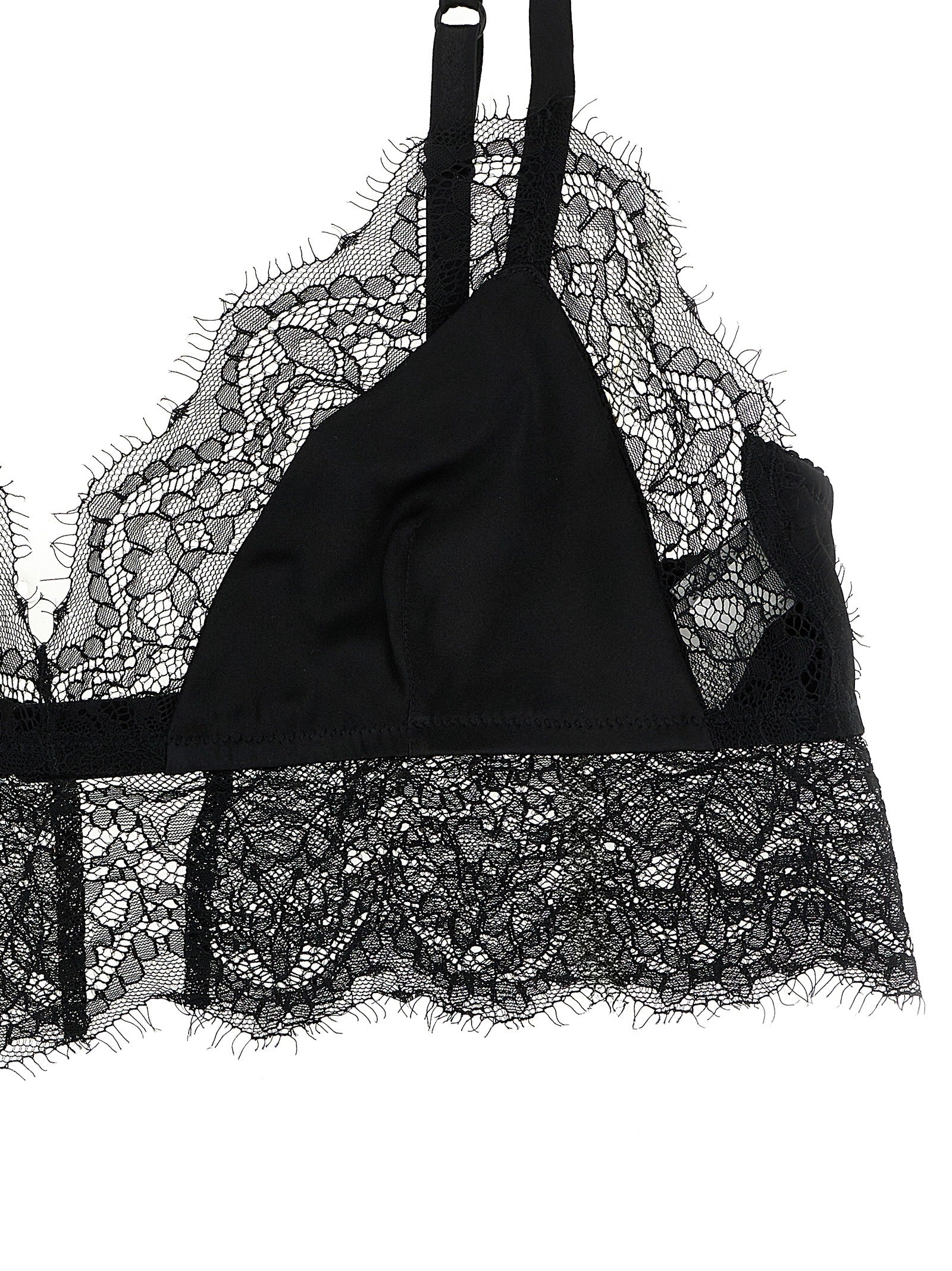 Dolce & Gabbana Schwarzer Seiden-BH
