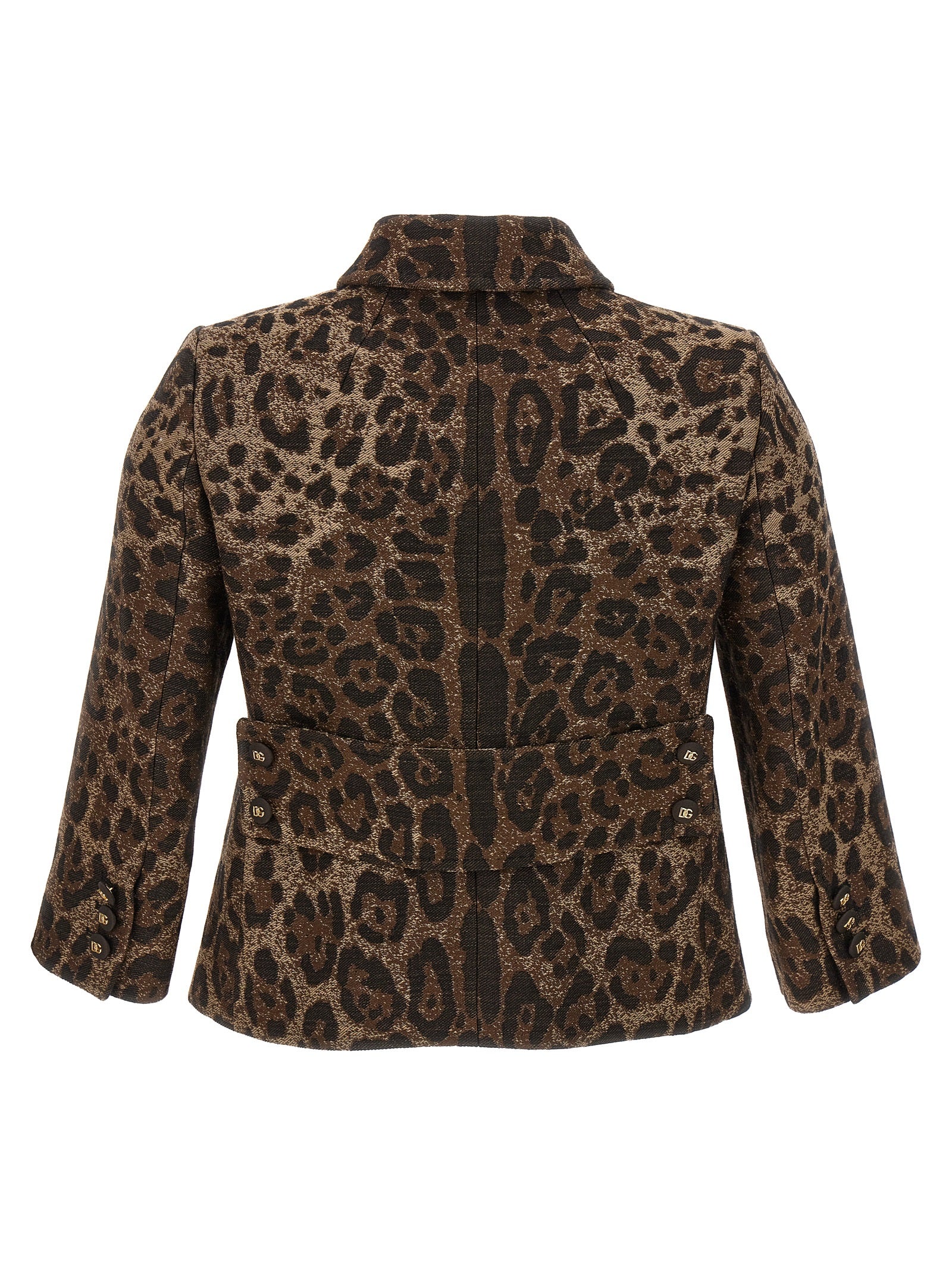 Dolce & Gabbana Brauner Blazer aus reiner Schurwolle