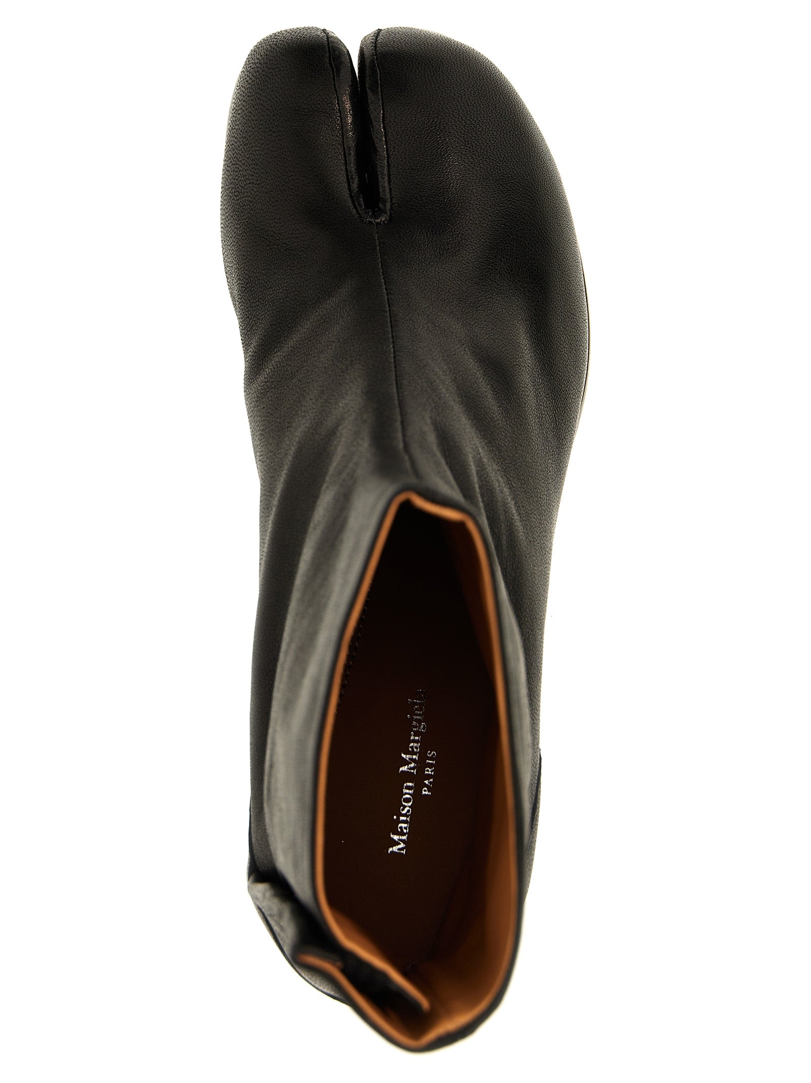 Maison Margiela Schwarze Ankle Boots aus Nappa-Leder / Kalbsleder