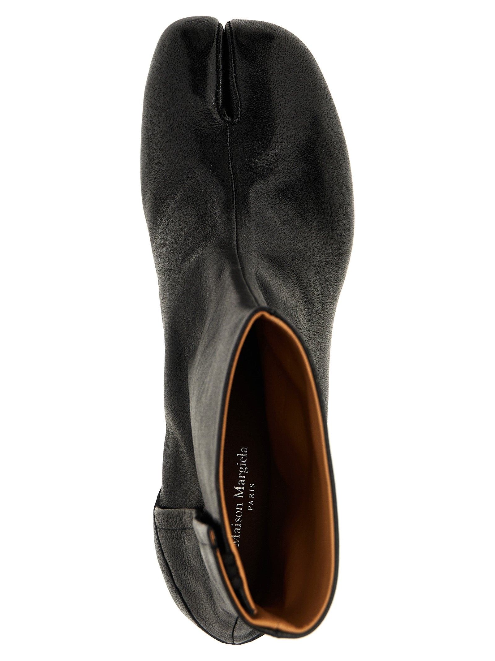 Maison Margiela Schwarze Stiefeletten aus Lammleder