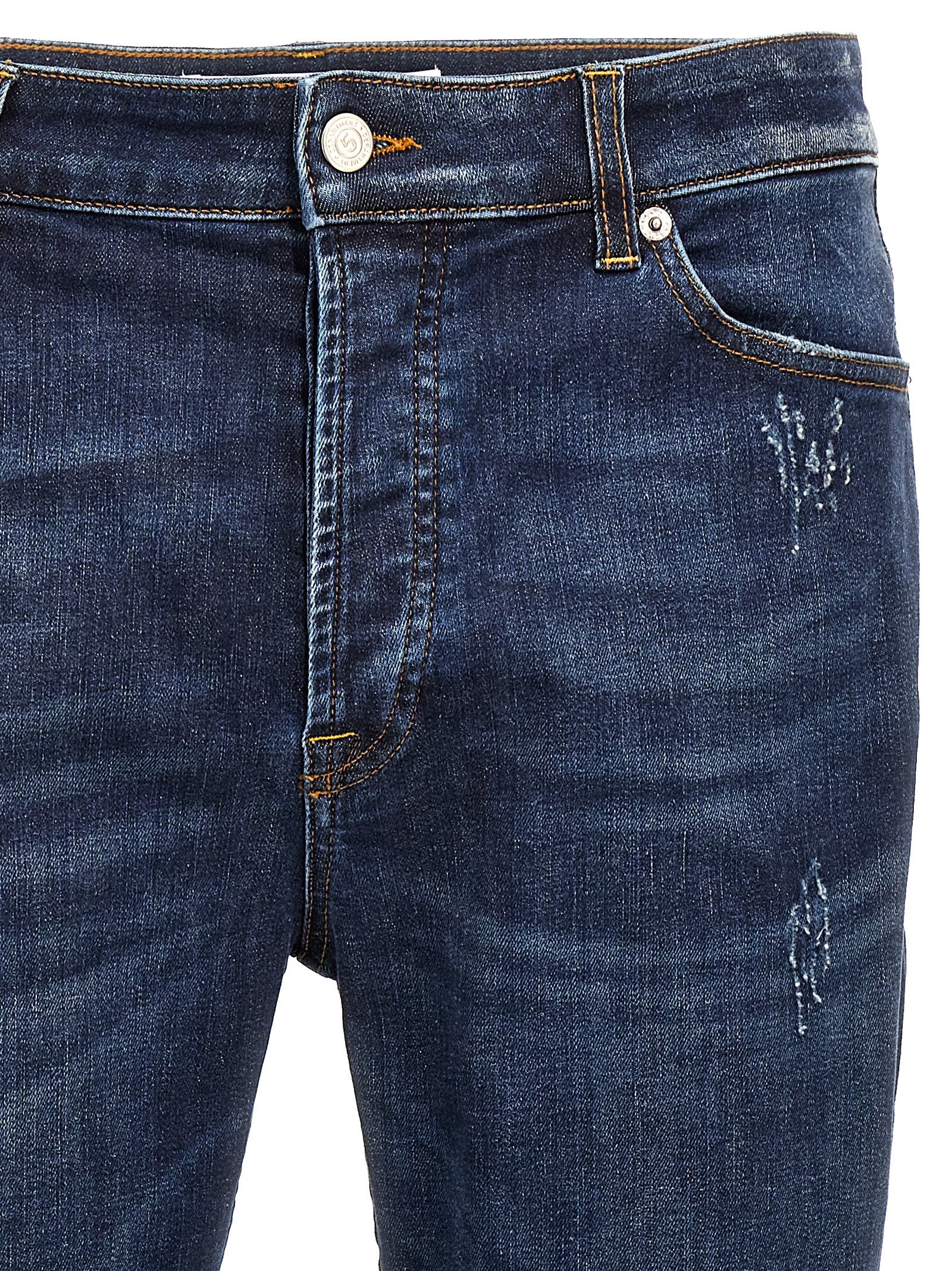 Department 5 Blaue Baumwolljeans Denim