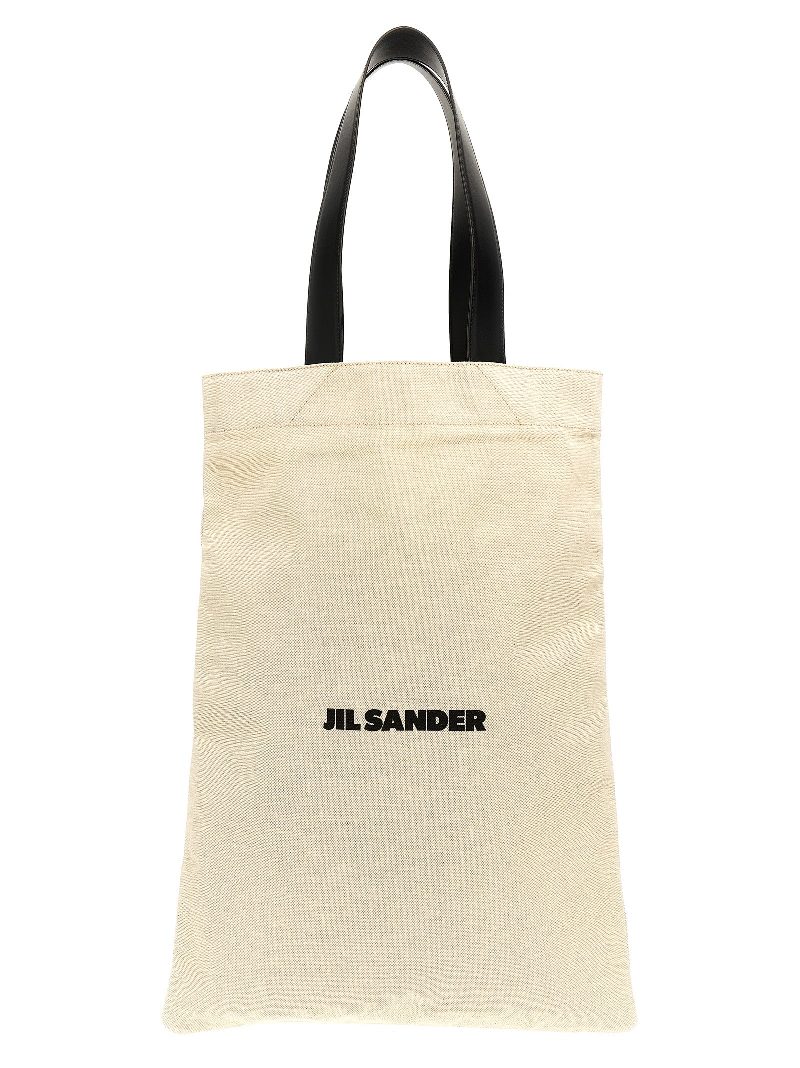 Jil Sander Zweifarbige Baumwolltasche