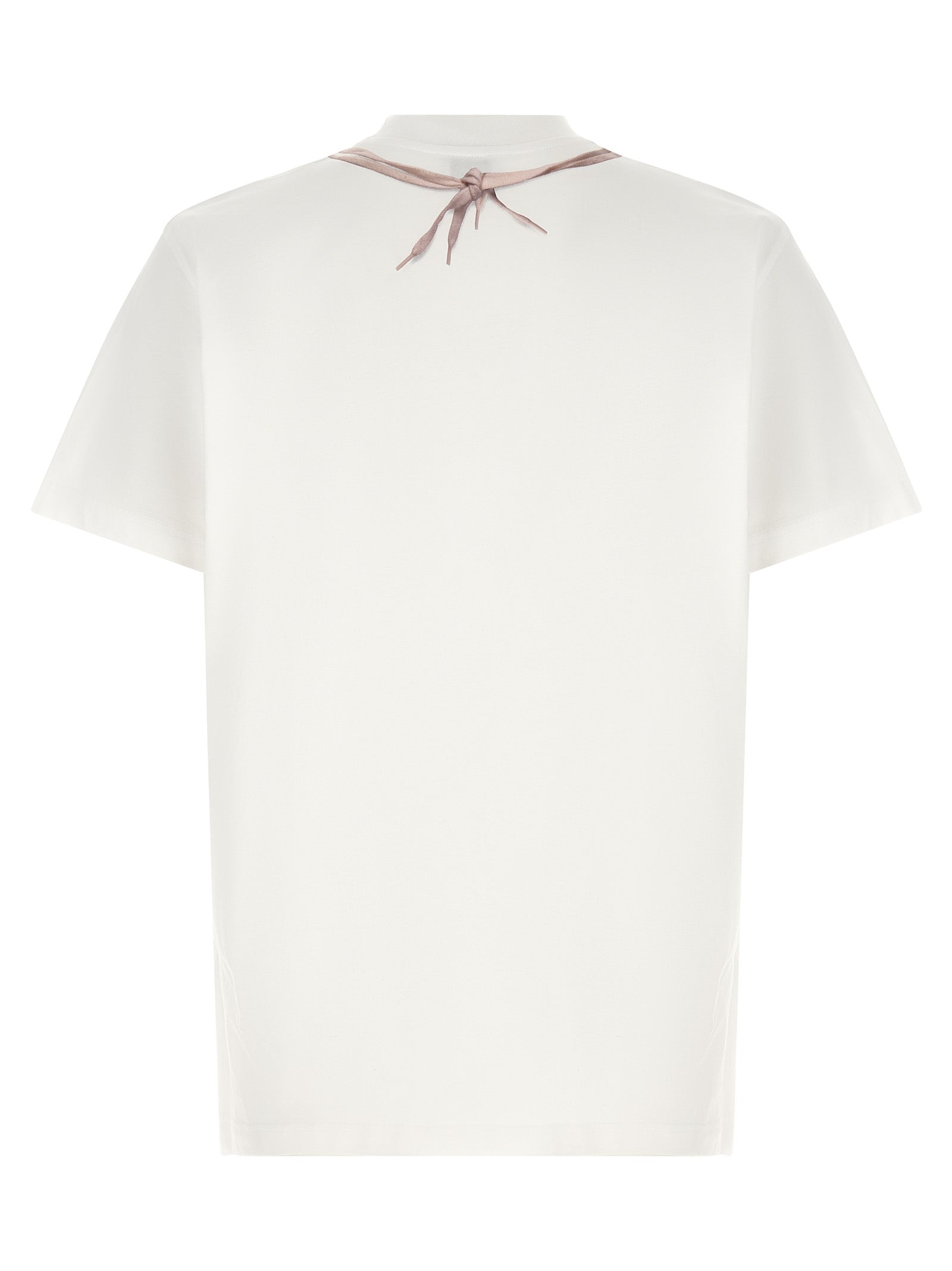 Moschino Weißes Baumwoll-T-Shirt