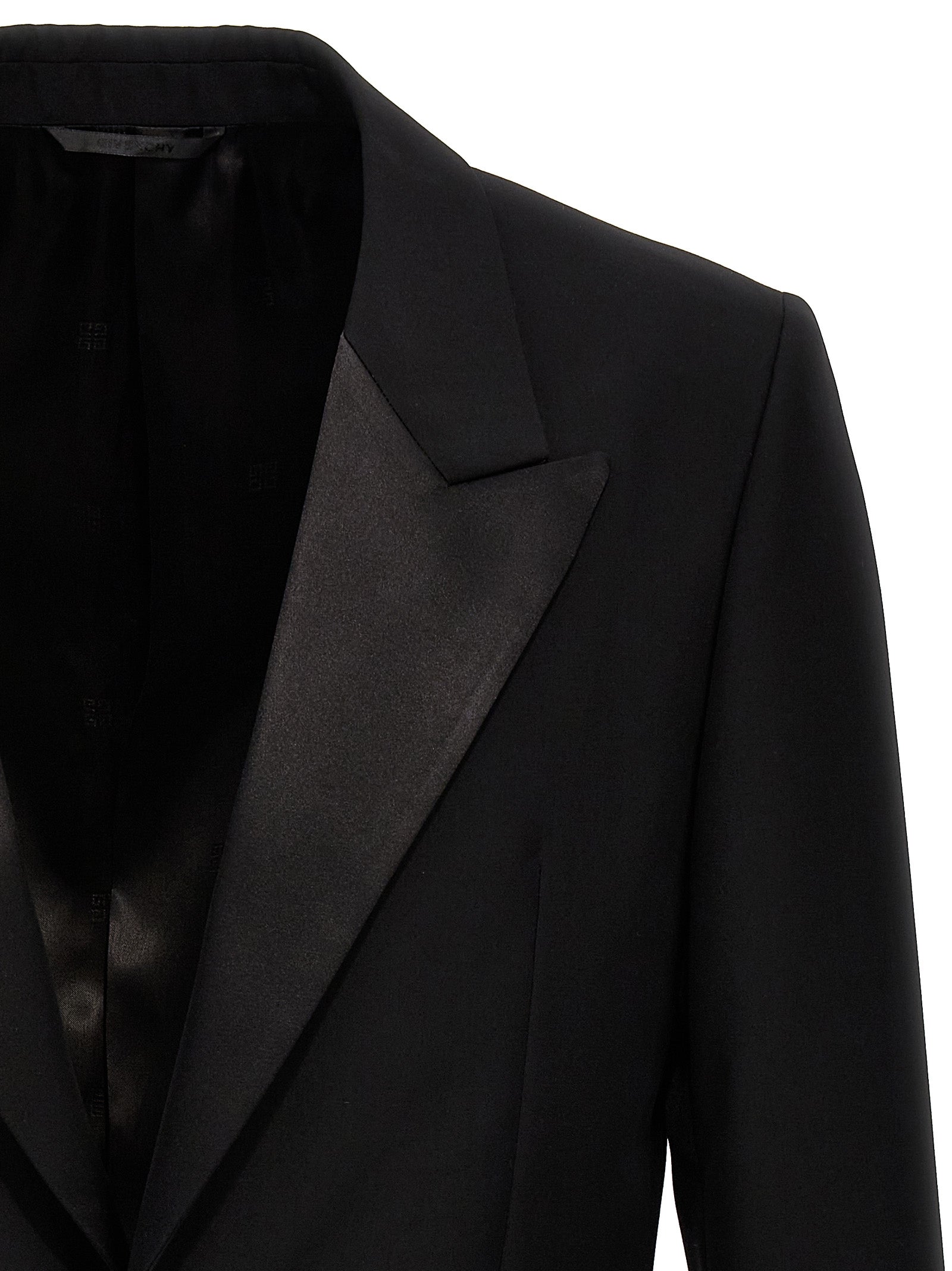 Givenchy Schwarzer Wollblazer