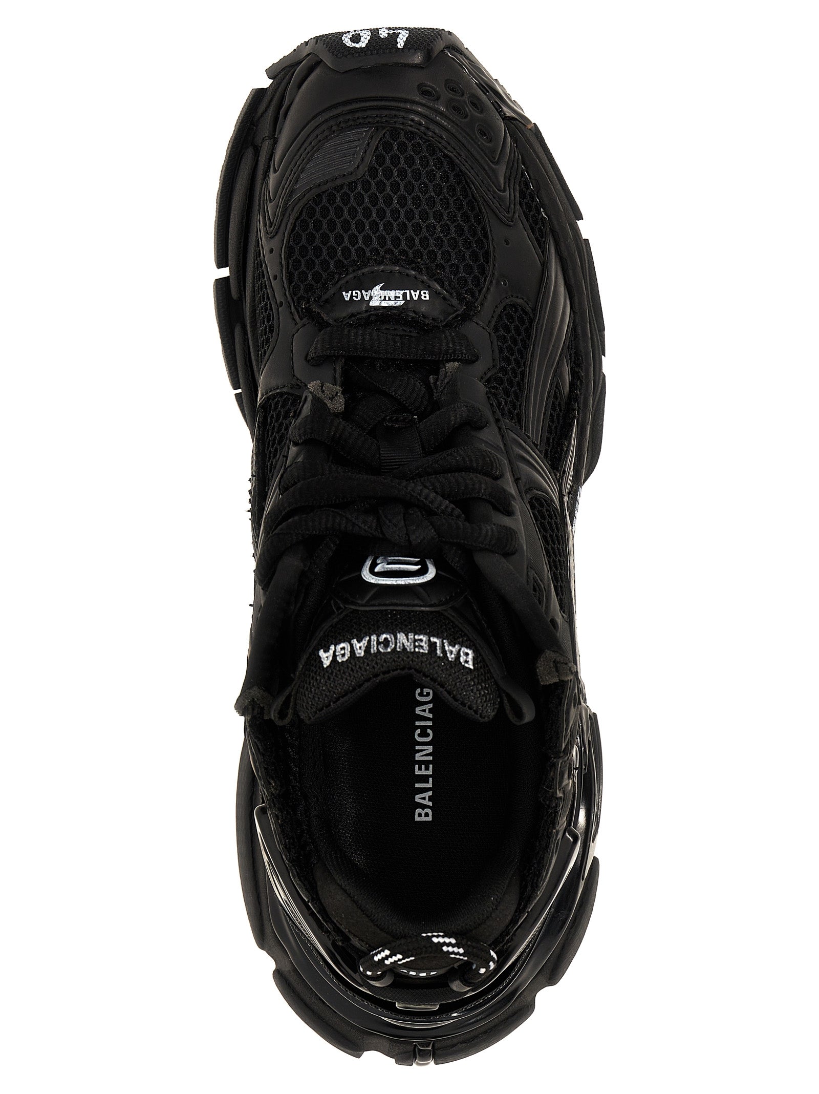 Balenciaga Schwarze Sneaker aus Polyester für sportliche Looks