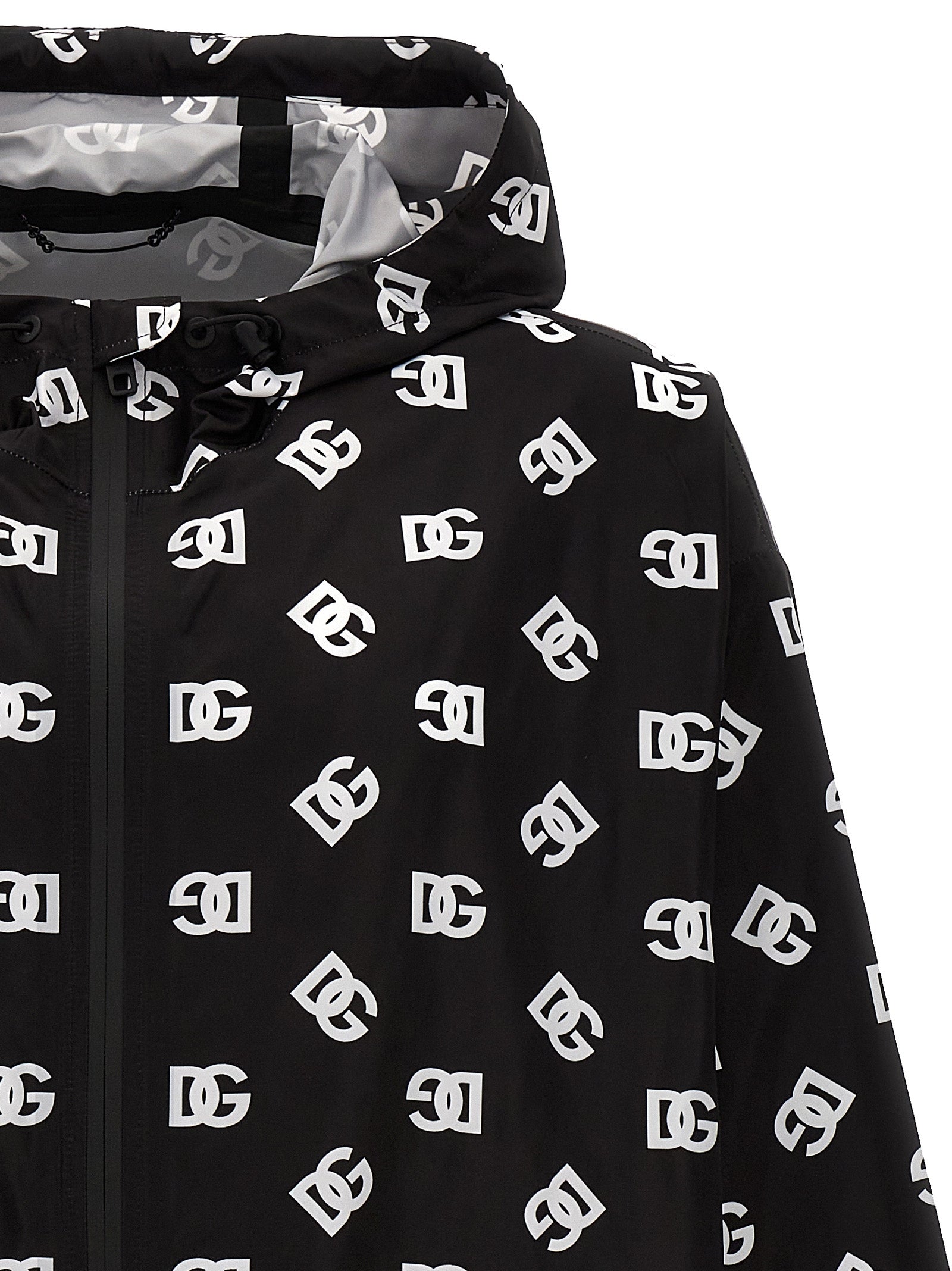Dolce & Gabbana Zweifarbige Polyester-Shelljacke
