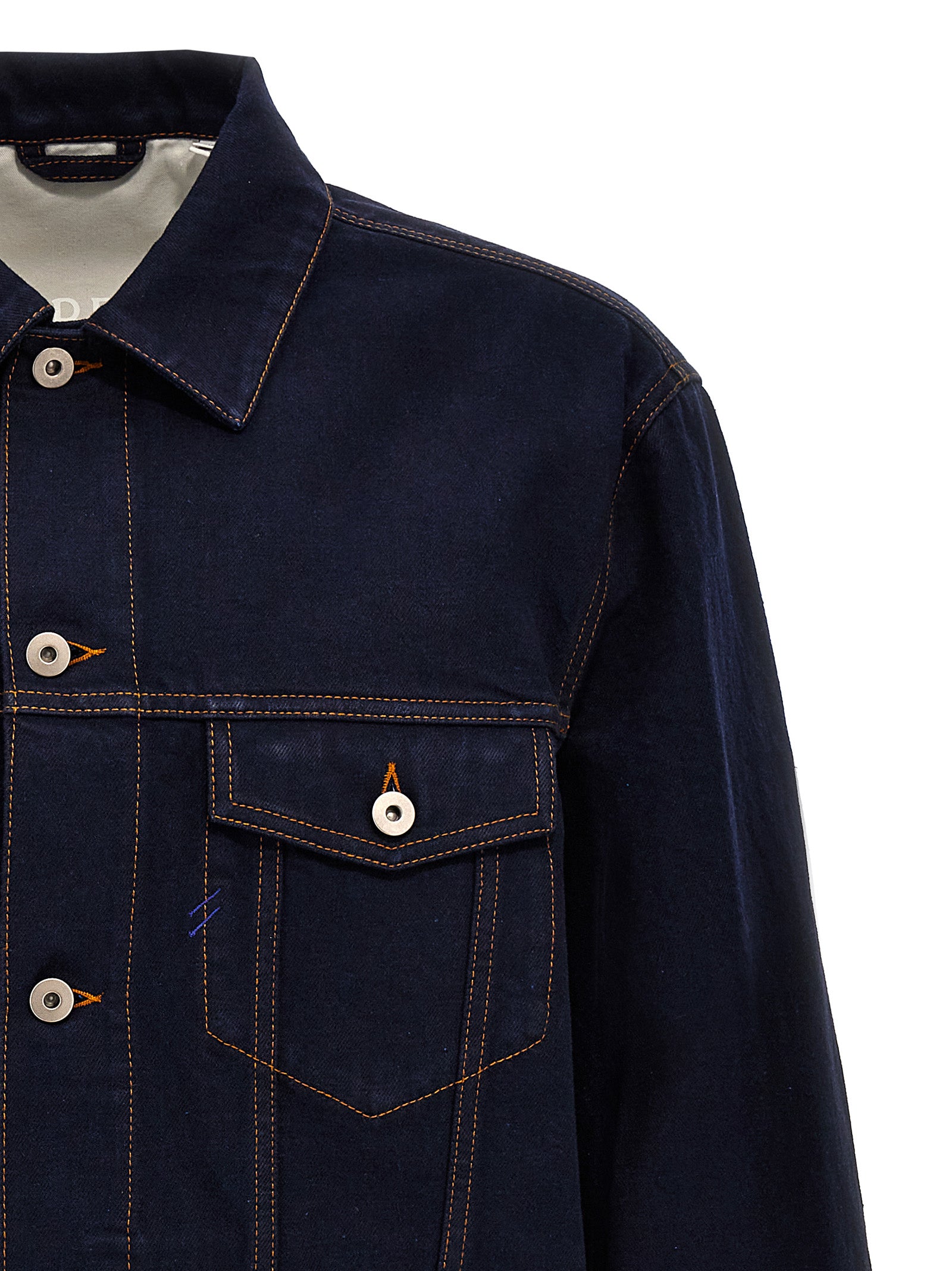 Burberry Blaue Jeansjacke aus Baumwolle